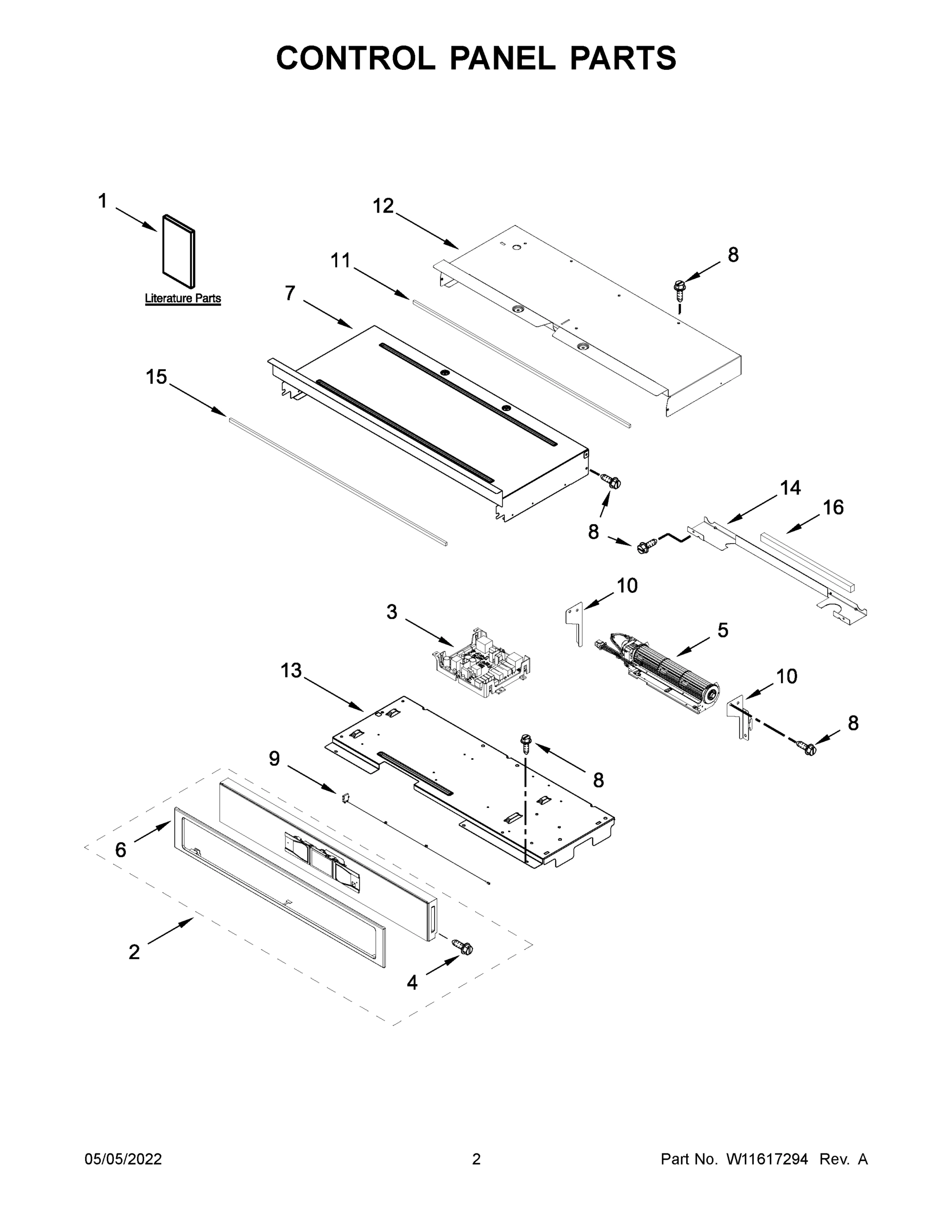 02 - CONTROL PANEL PARTS
