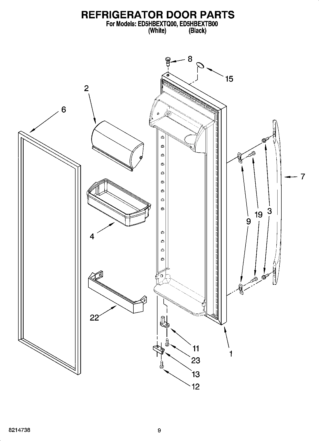 06 - REFRIGERATOR DOOR PARTS