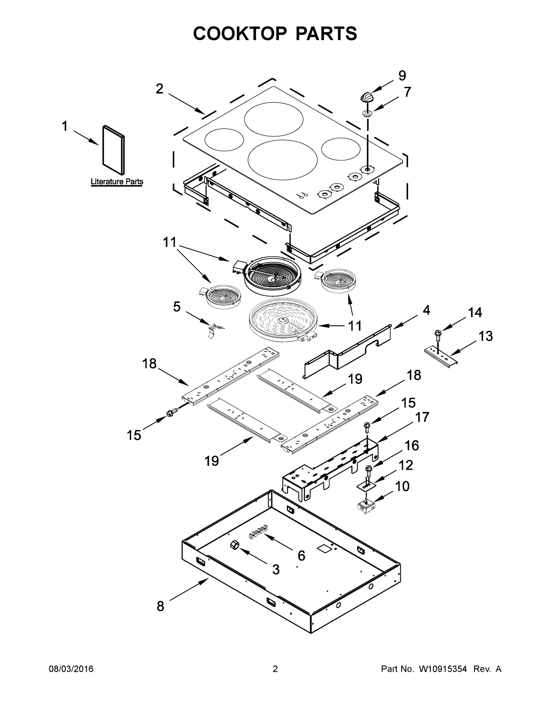 02 - COOKTOP PARTS