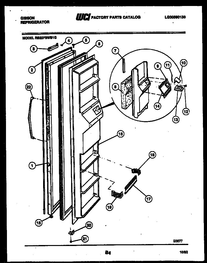 02 - FREEZER DOOR PARTS