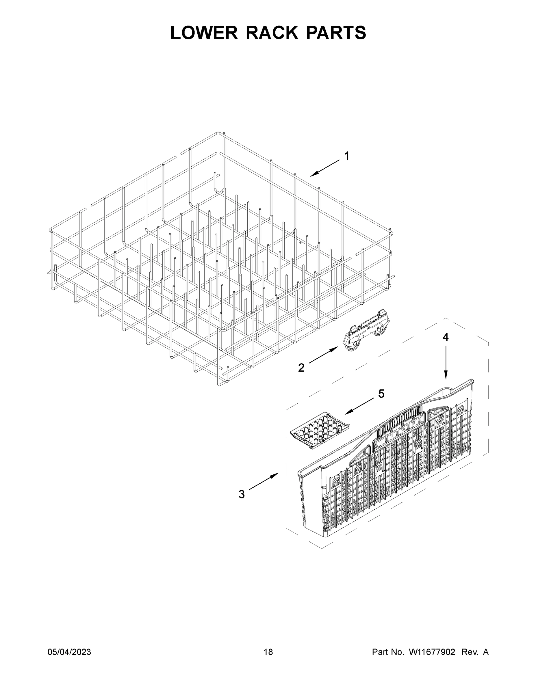 10 - LOWER RACK PARTS