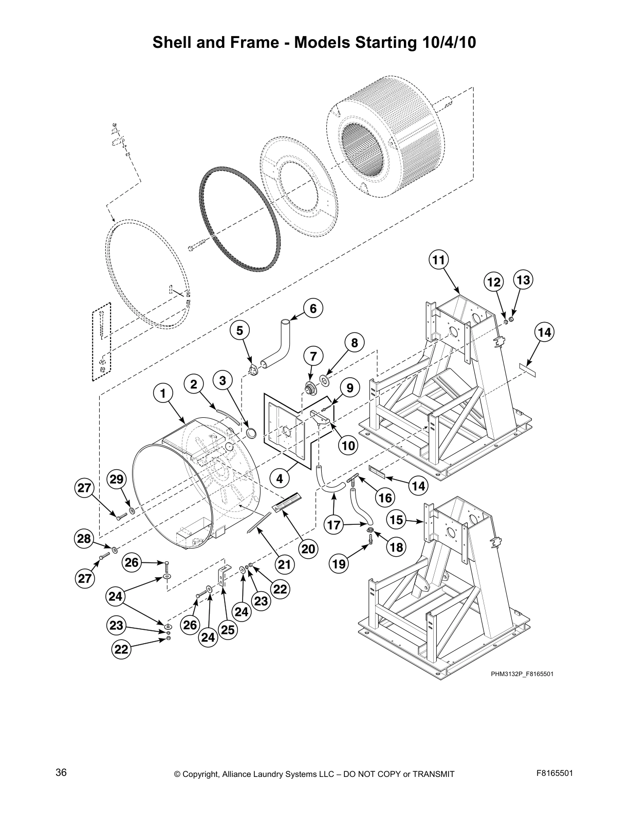 Shell and Frame - Models Starting 10/4/10