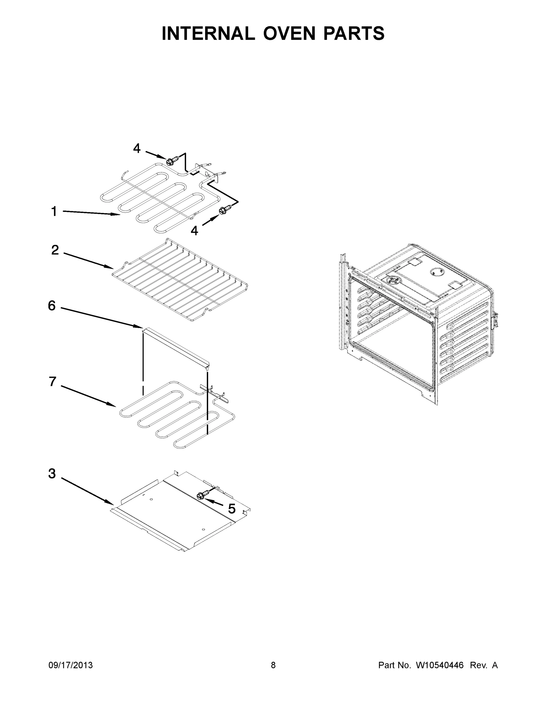 05 - INTERNAL OVEN PARTS