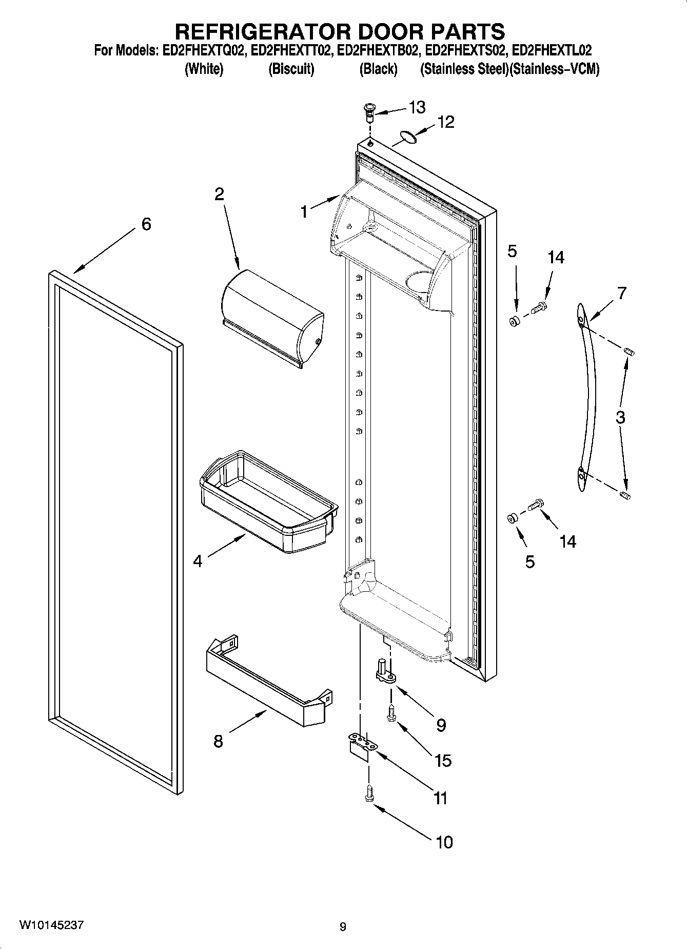 06 - REFRIGERATOR DOOR PARTS