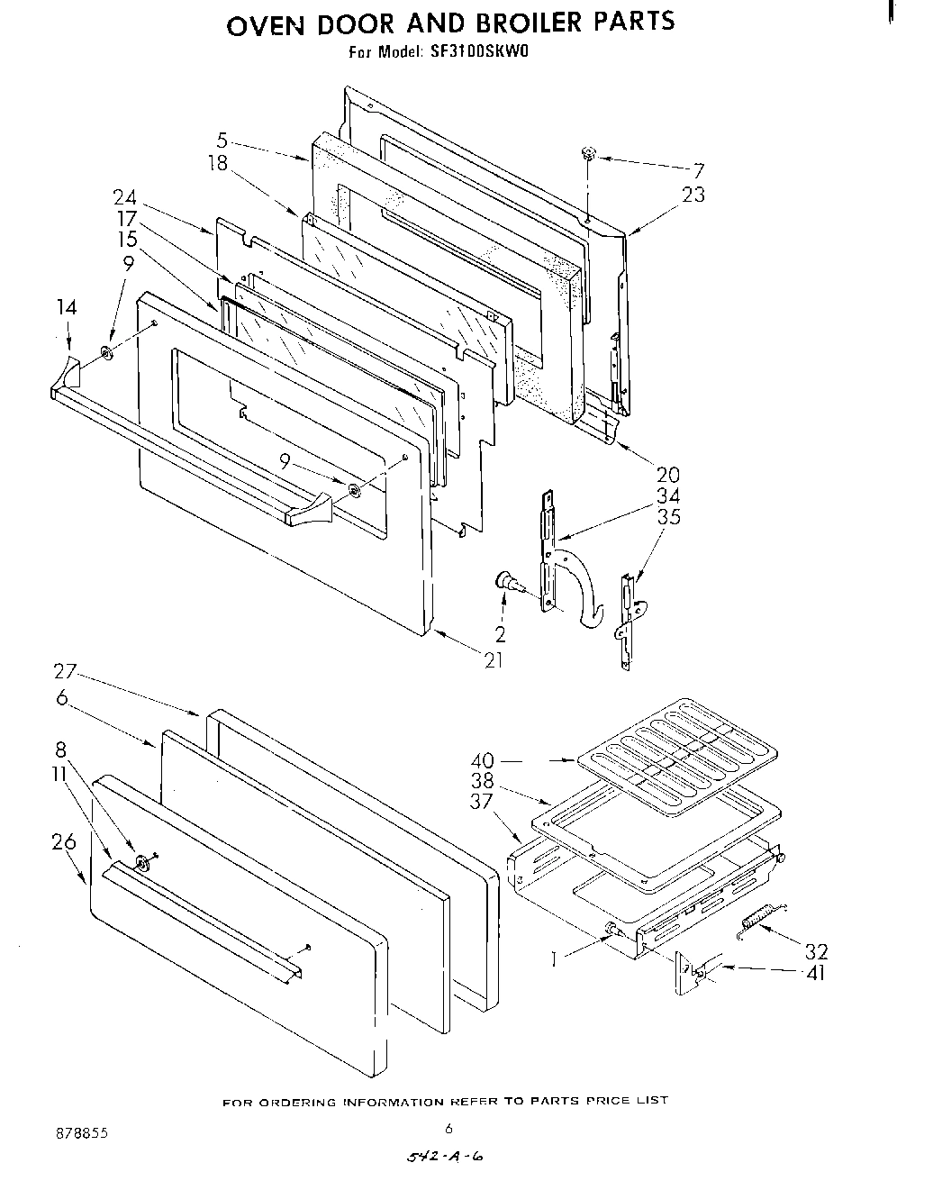 04 - OVEN DOOR AND BROILER