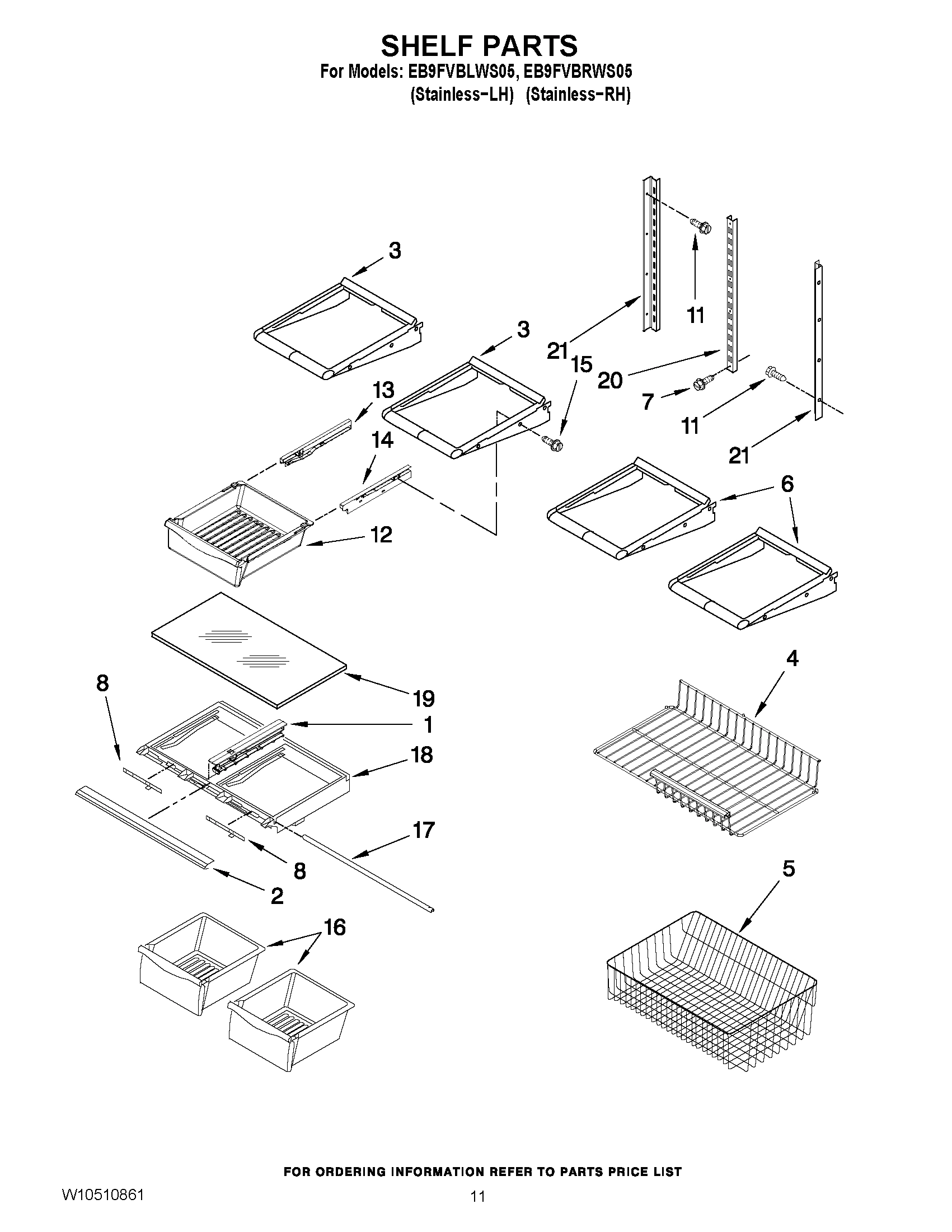 07 - SHELF PARTS