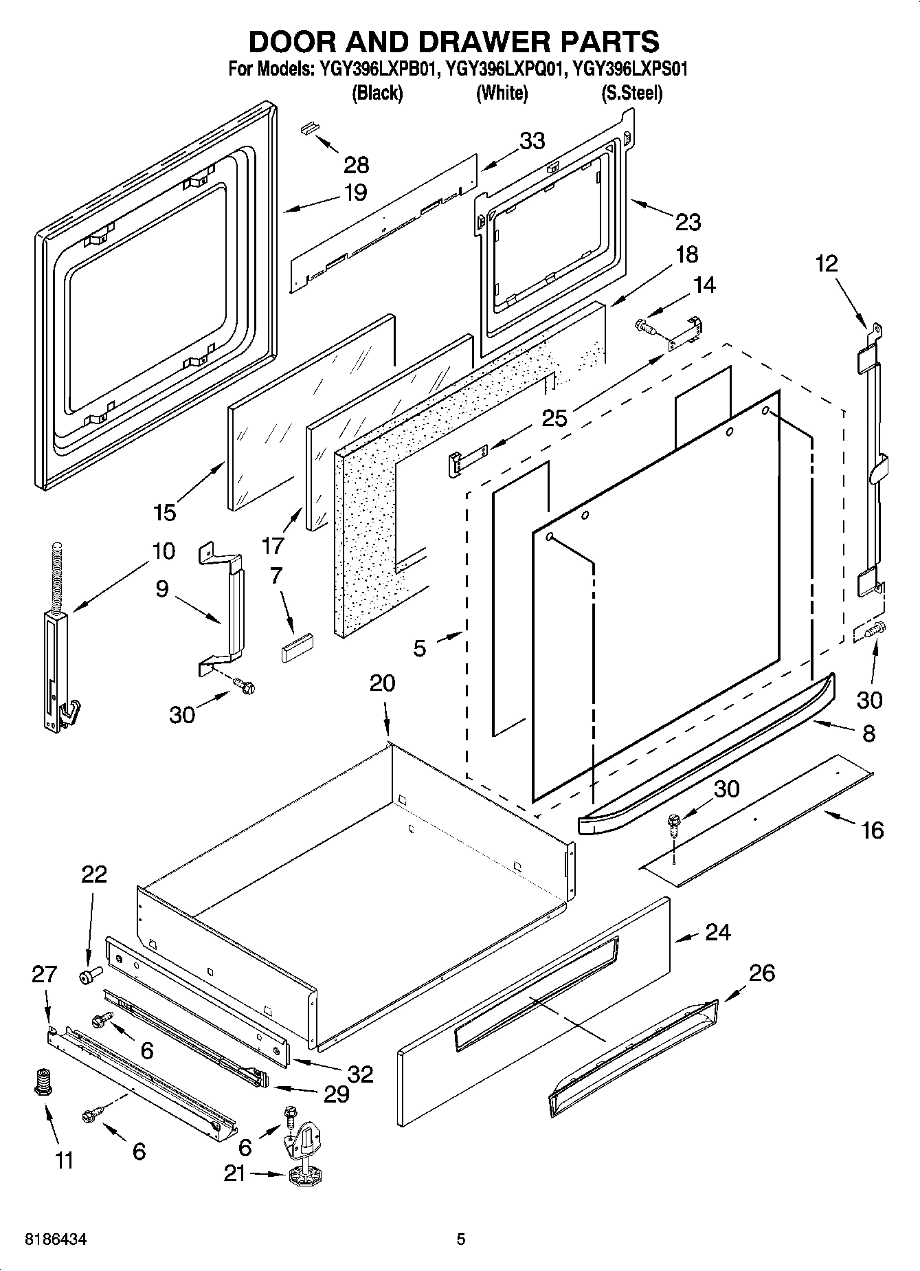 04 - DOOR AND DRAWER PARTS