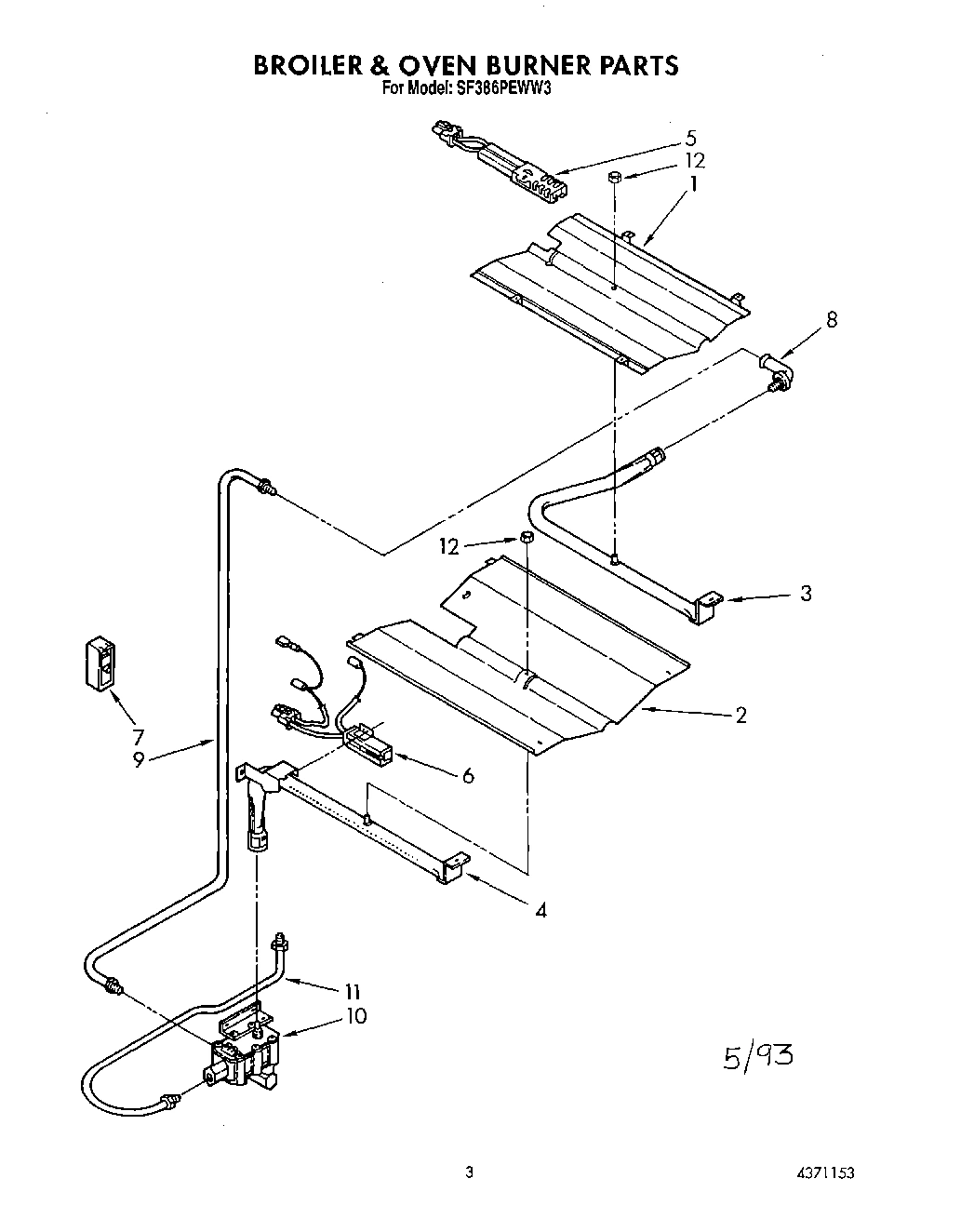 02 - BROILER AND OVEN BURNER