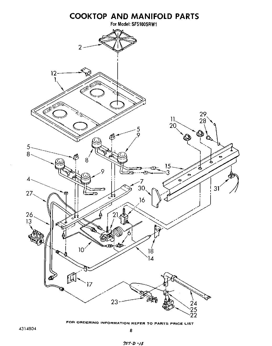 07 - COOK TOP AND MANIFOLD , LITERATURE
