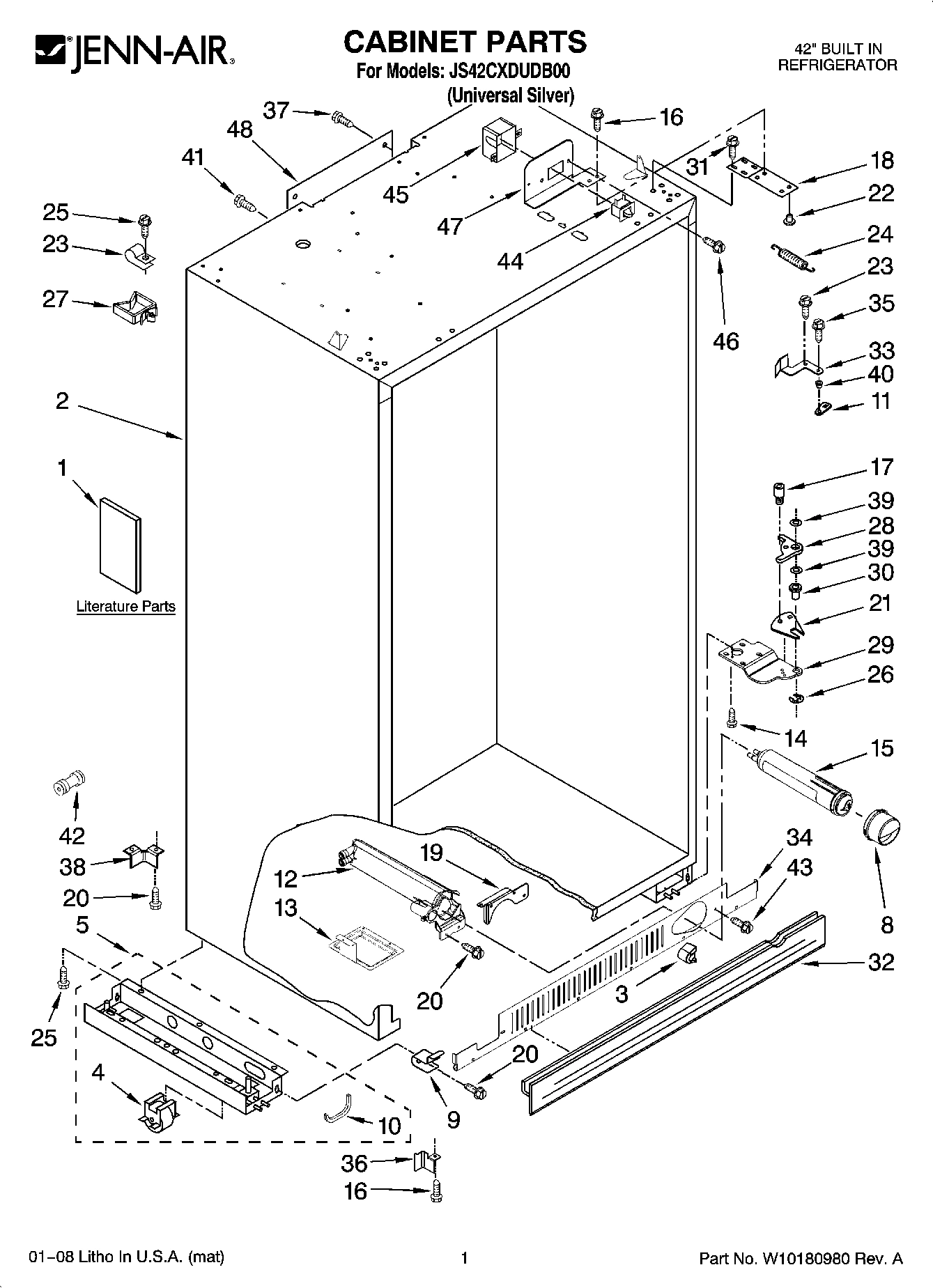 01 - CABINET PARTS
