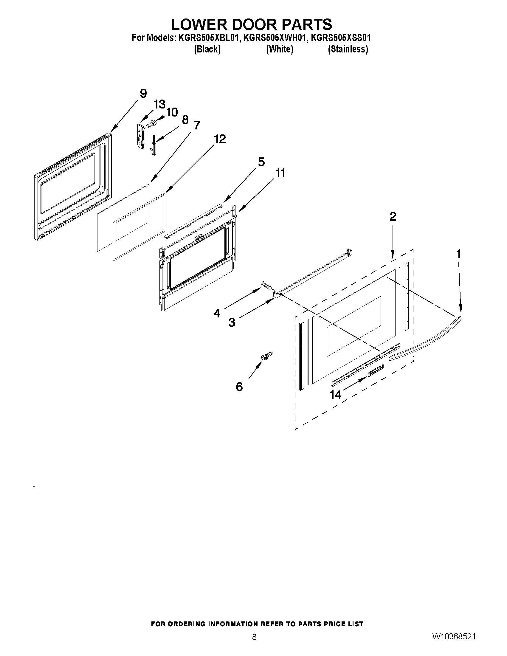 06 - LOWER DOOR PARTS