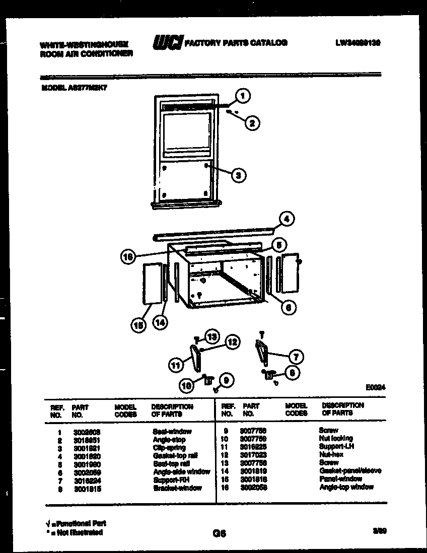 06 - CABINET AND INSTALLATION PARTS