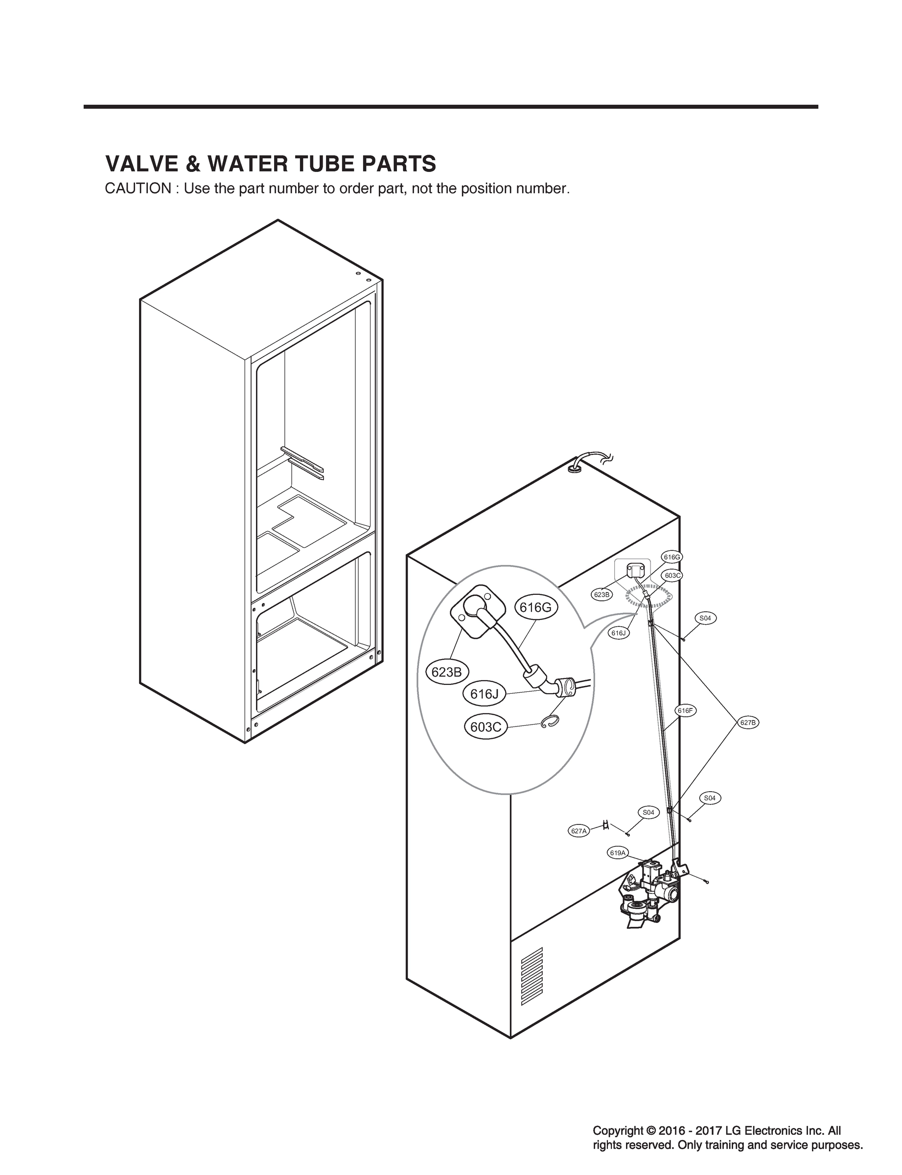 VALVE & WATER TUBE PARTS
