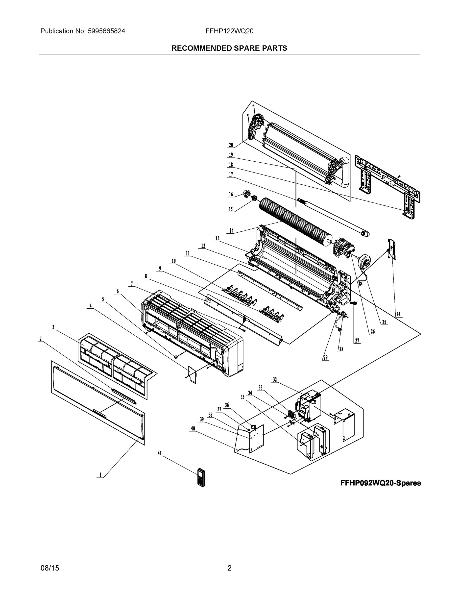 02 - RECOMMENDED SPARE PARTS