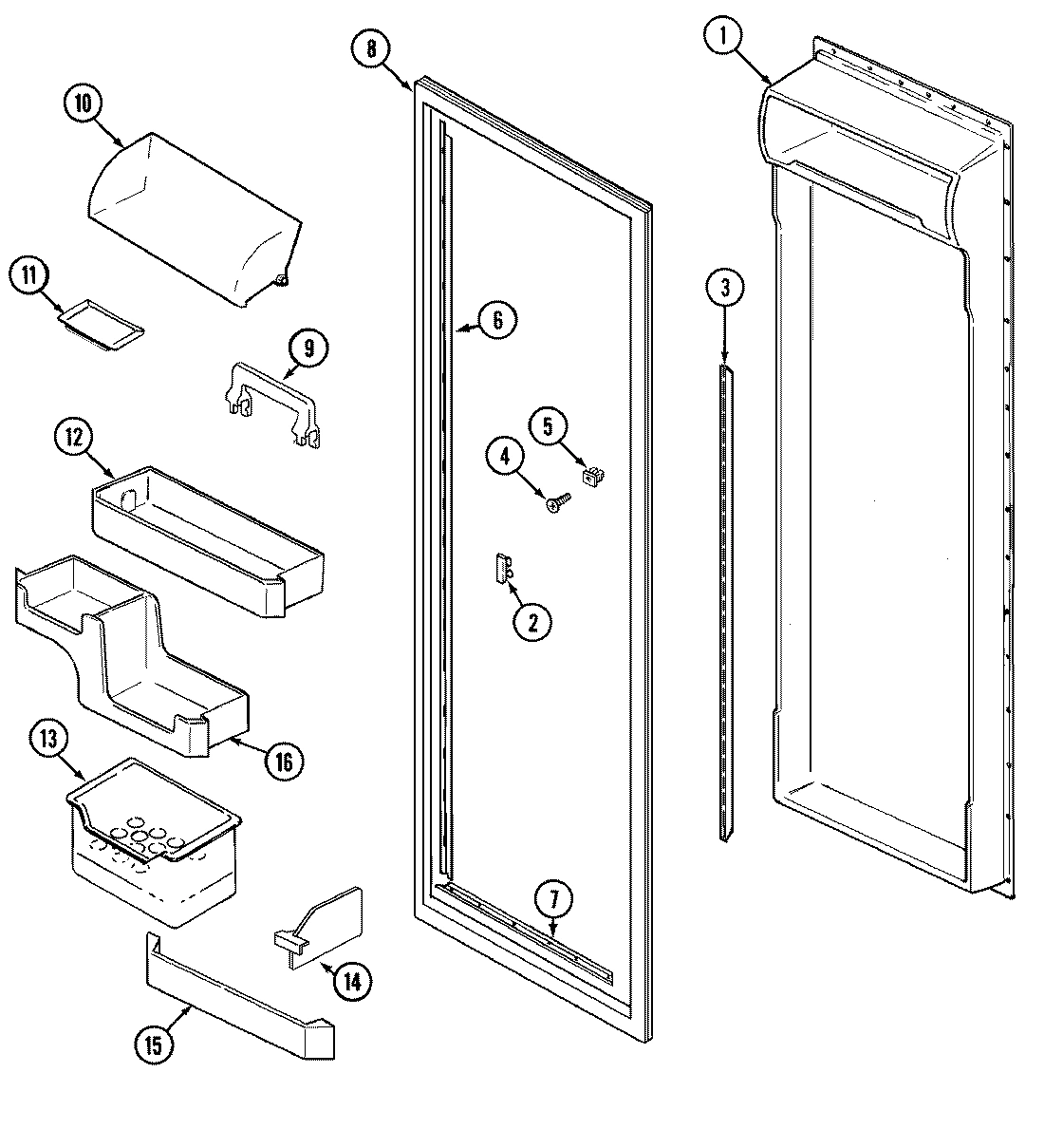 05 - FRESH FOOD INNER DOOR