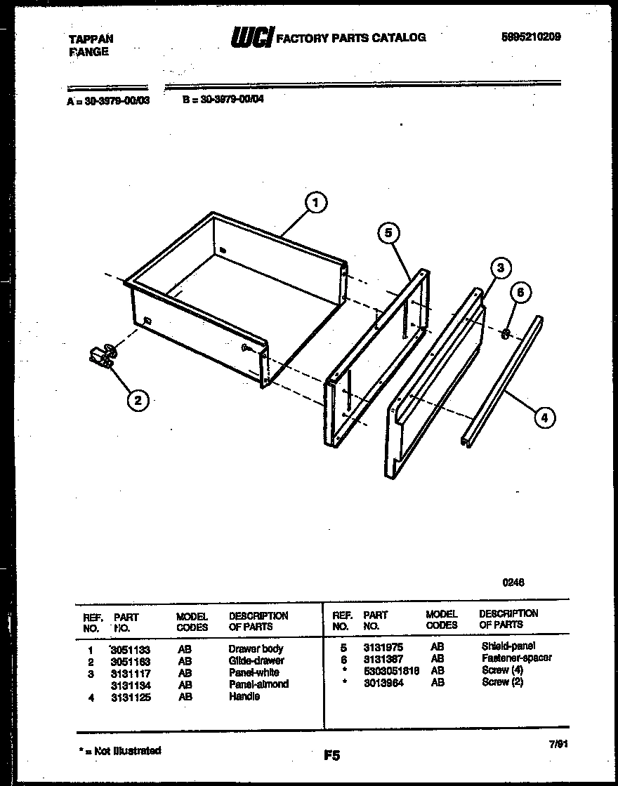 07 - DRAWER PARTS