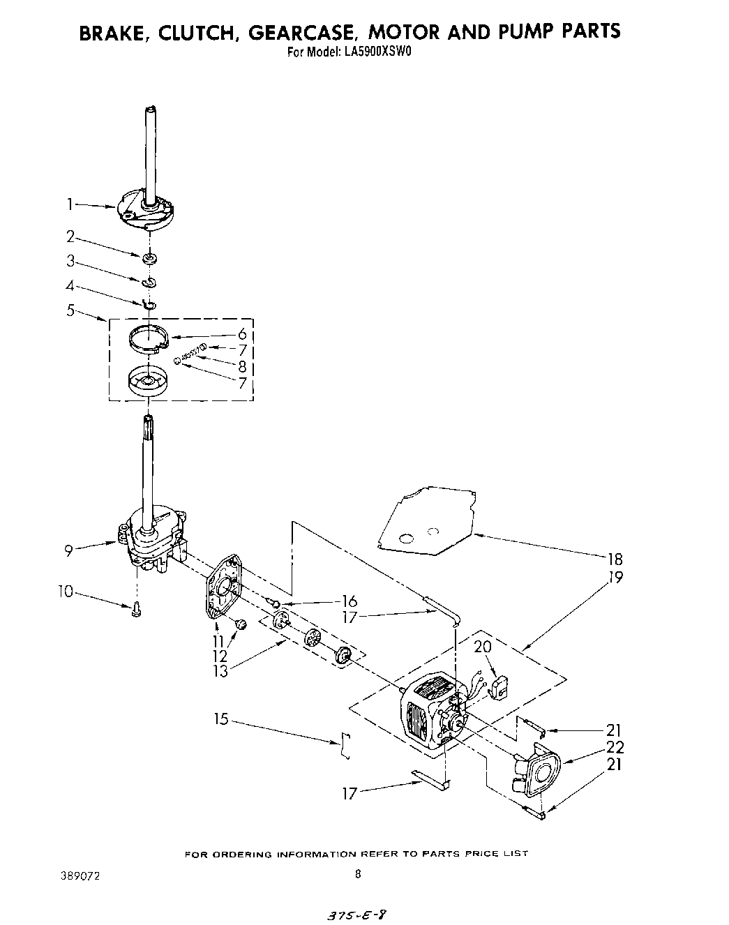 06 - BRAKE, CLUTCH, GEARCASE, MOTOR AND PUMP
