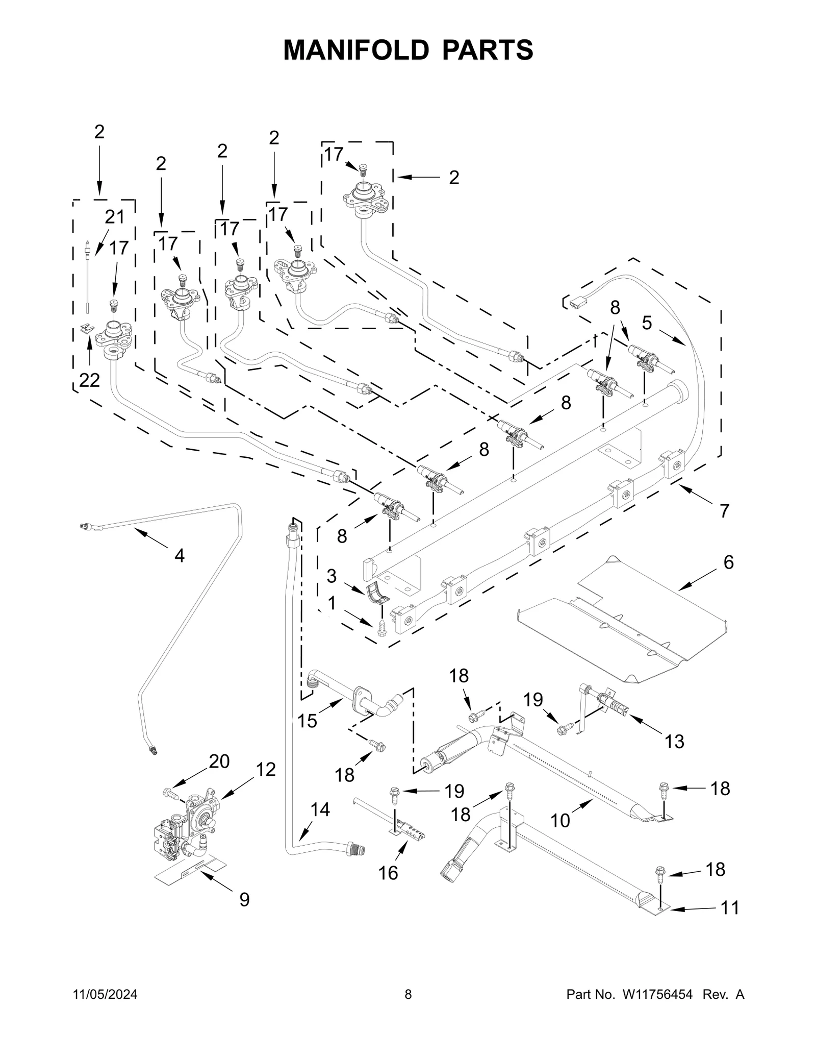 MANIFOLD PARTS