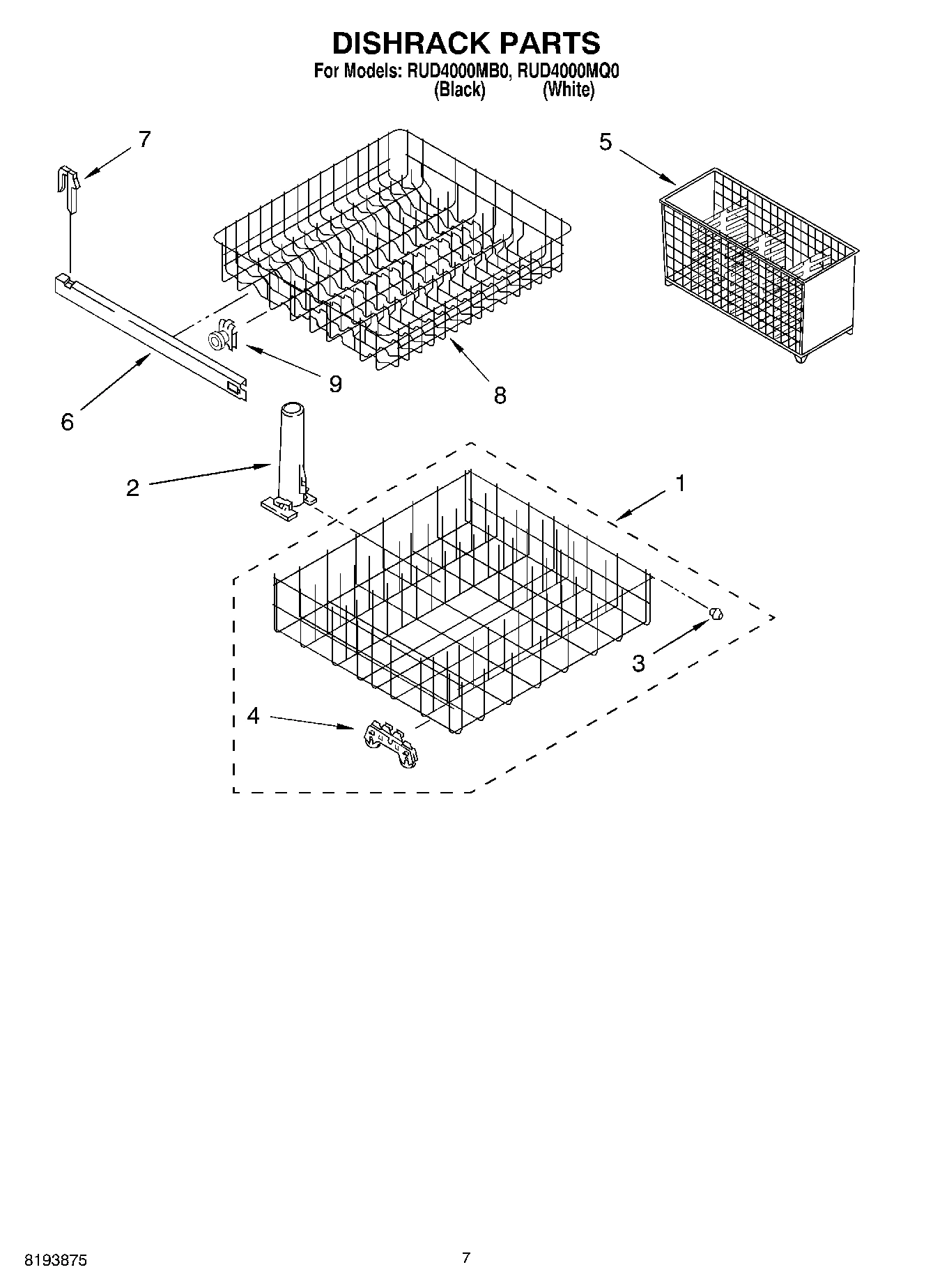 06 - DISHRACK PARTS, MISCELLANEOUS PARTS