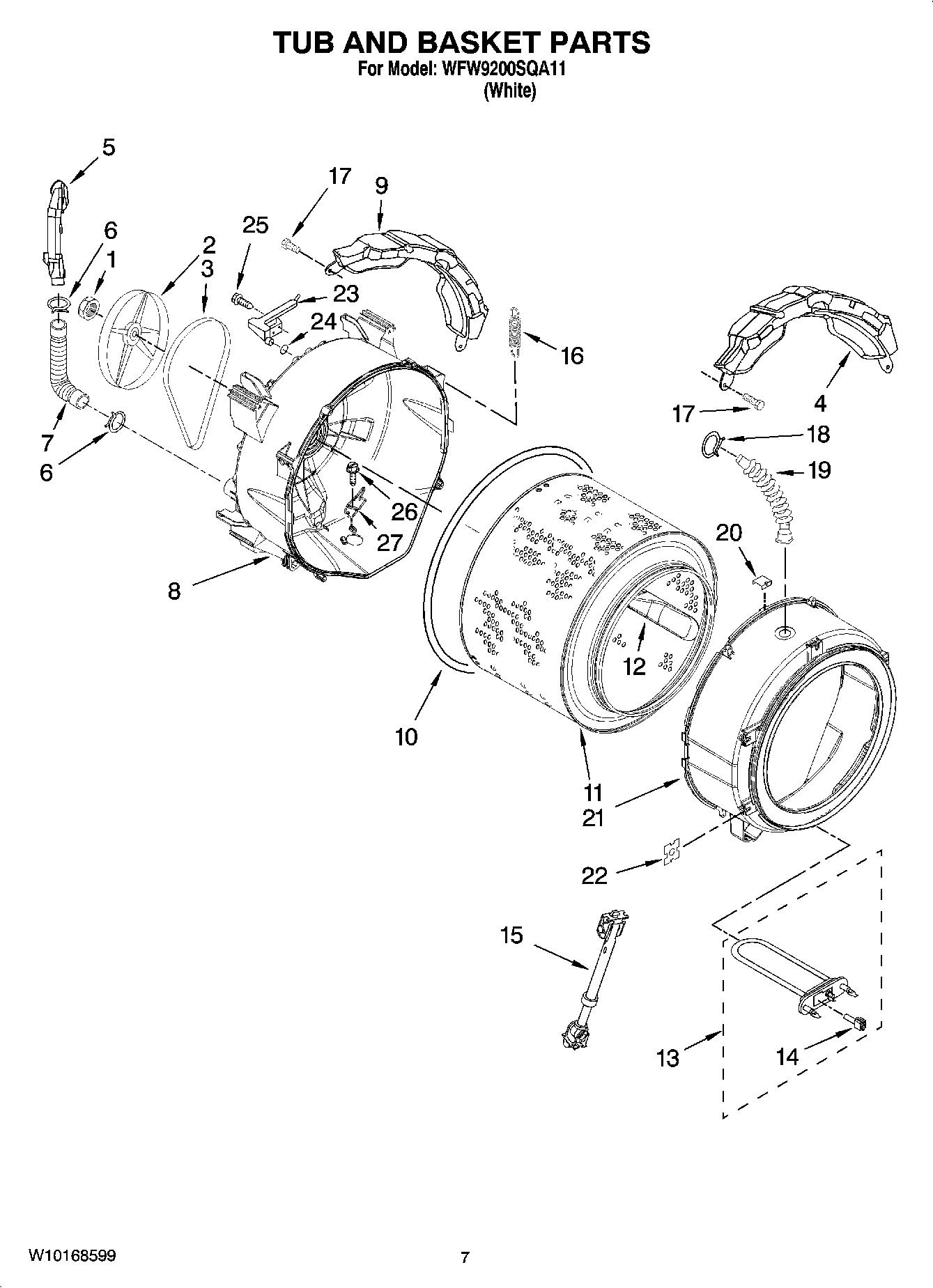 05 - TUB AND BASKET PARTS