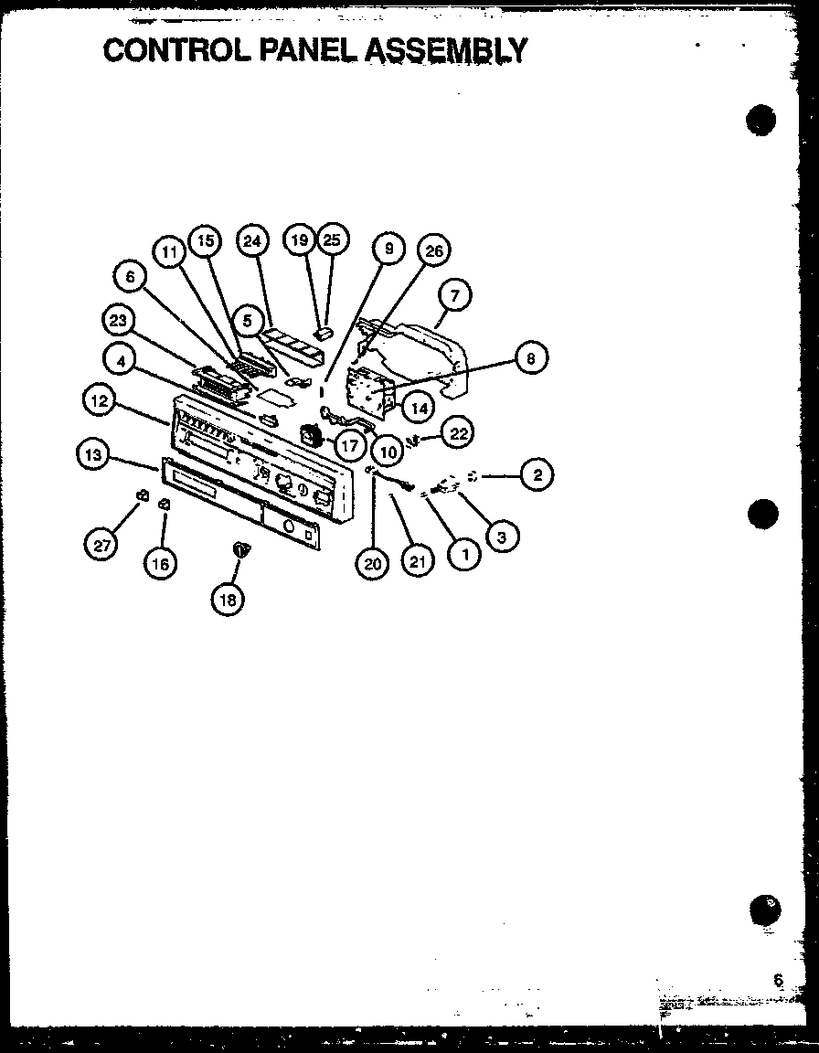 01 - CONTROL PANEL ASSY