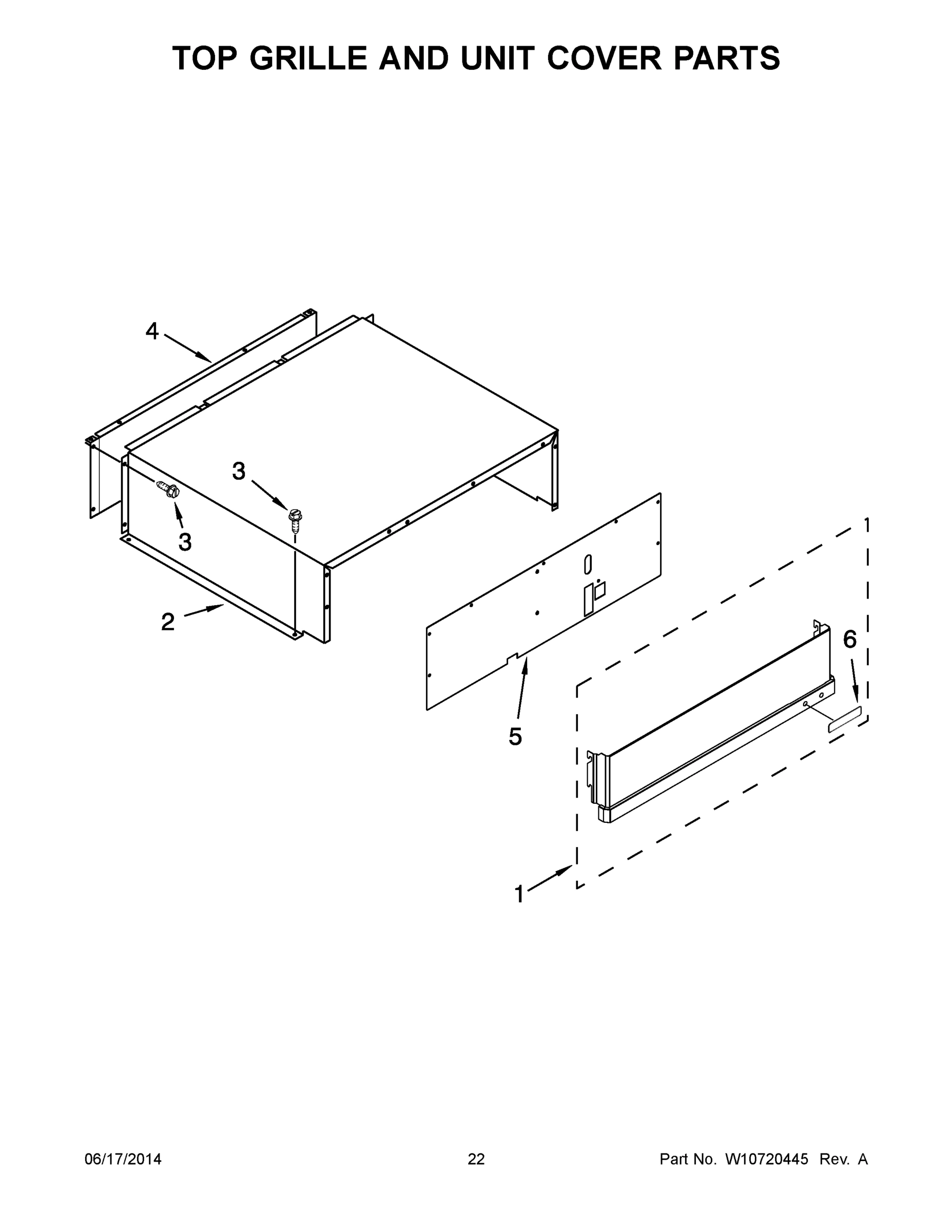 12 - TOP GRILLE AND UNIT COVER PARTS