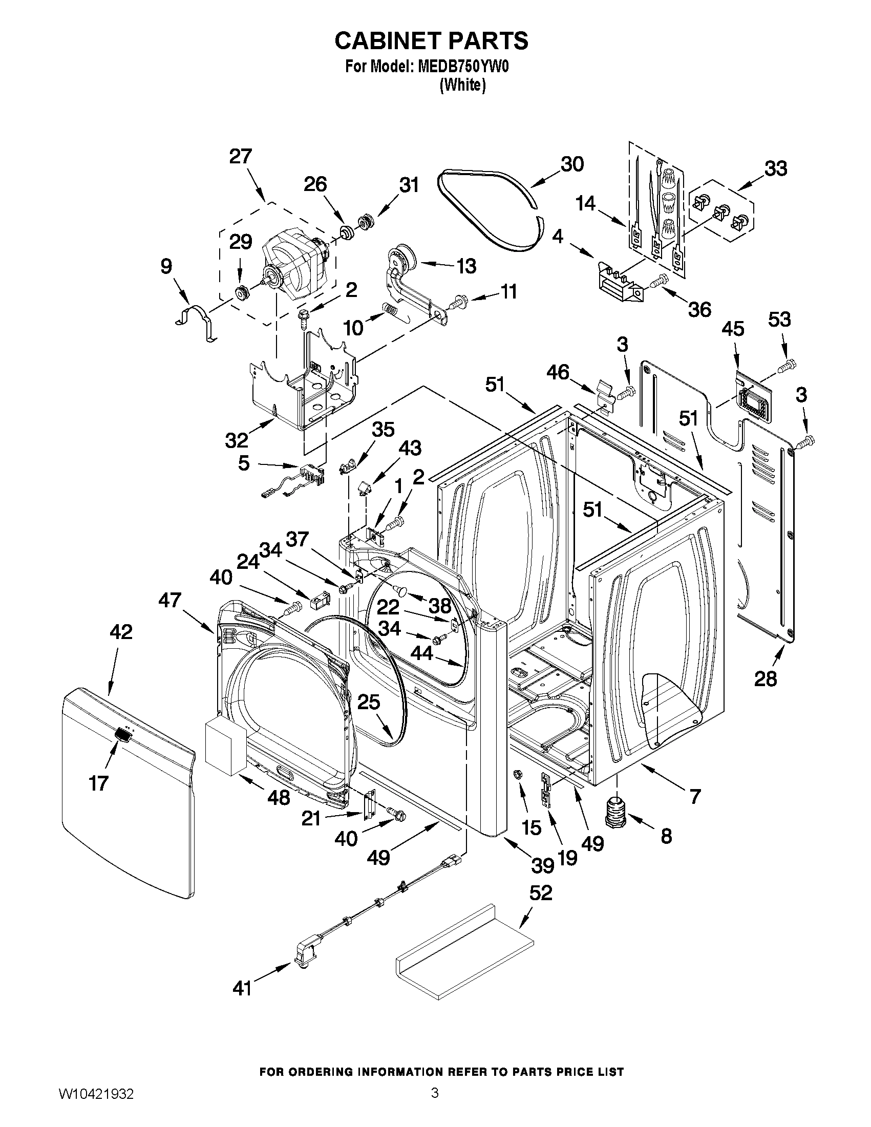 02 - CABINET PARTS