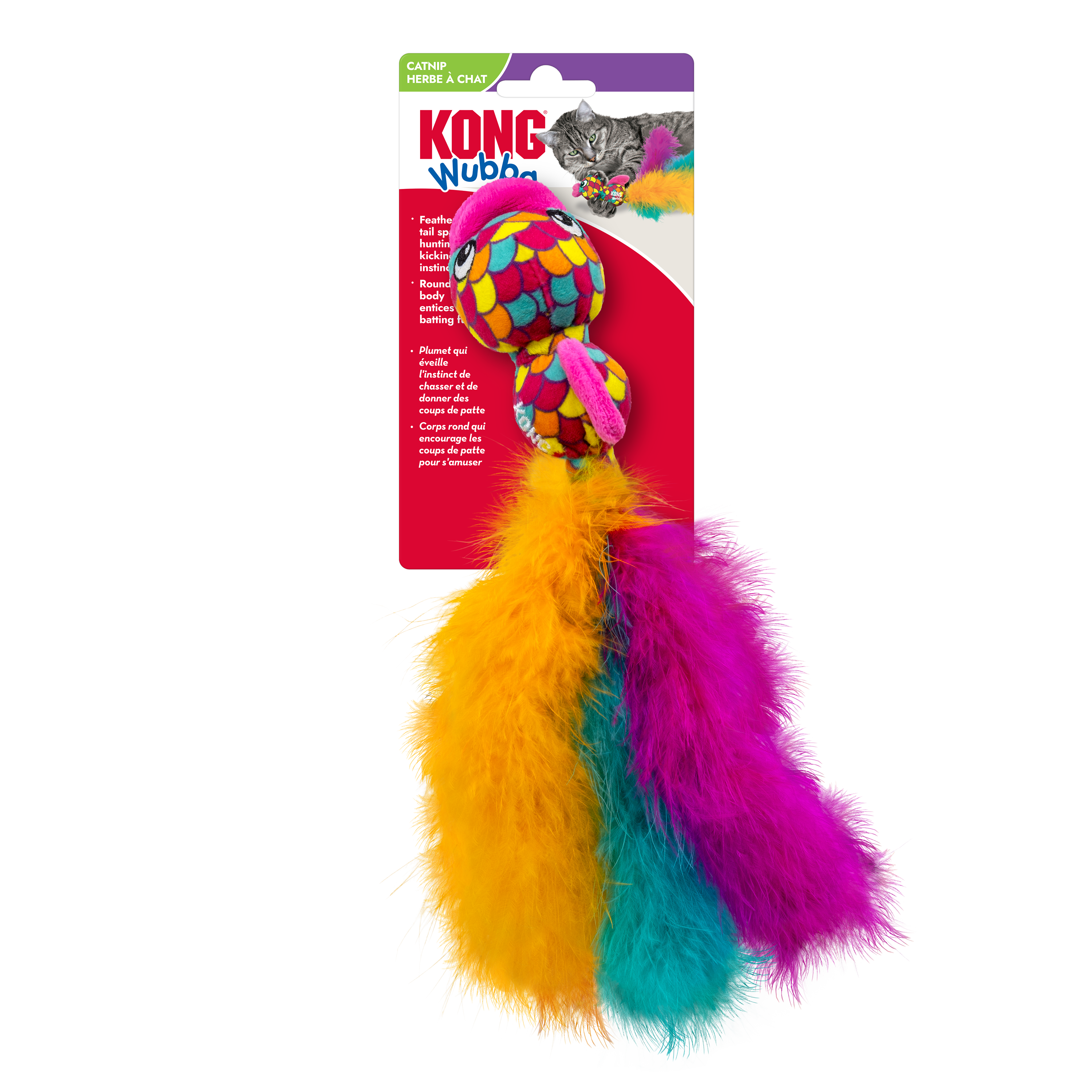 Cat Wubba™ Fish Assorted onpack product image