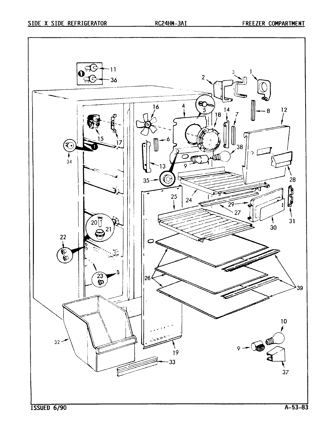 01 - FREEZER COMPARTMENT