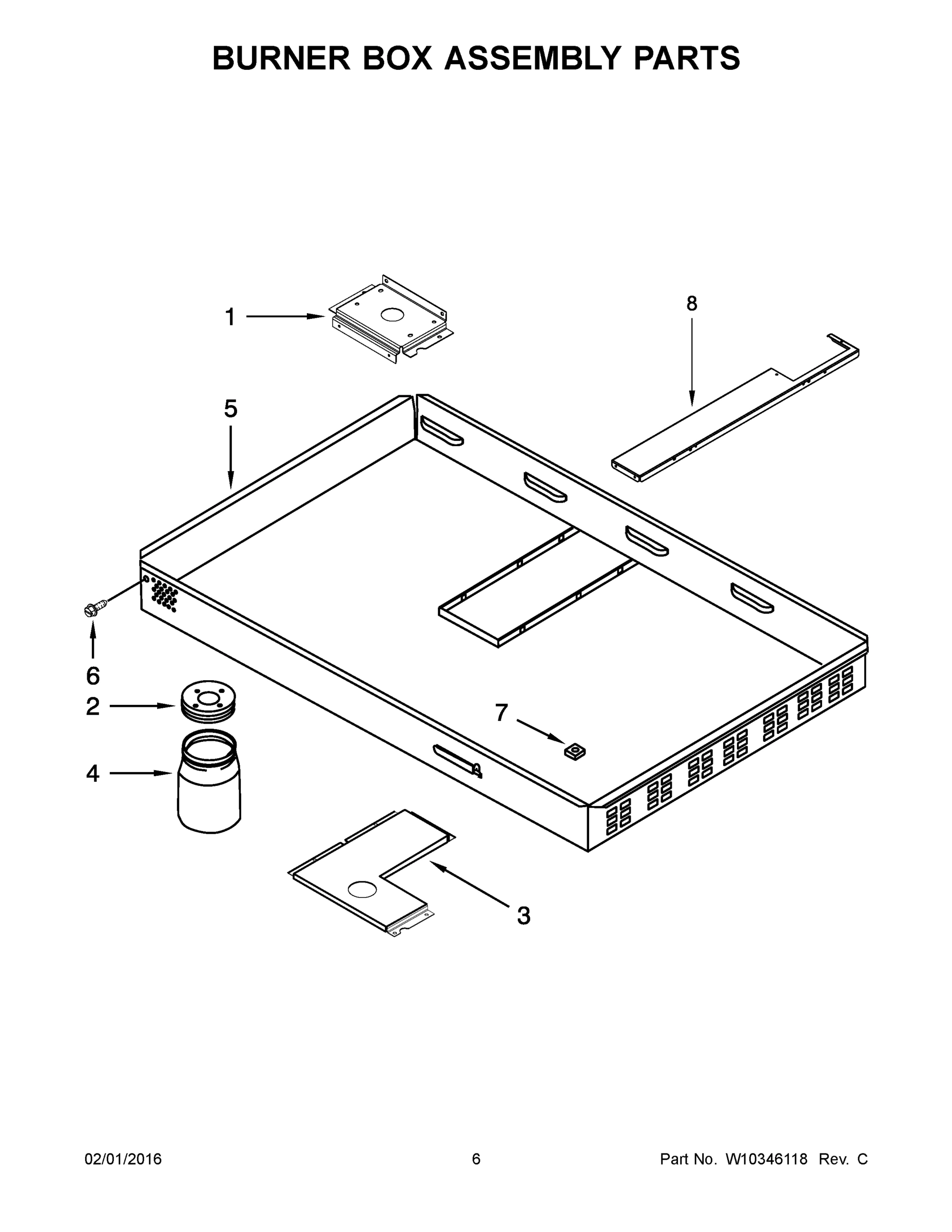 04 - BURNER BOX ASSEMBLY PARTS