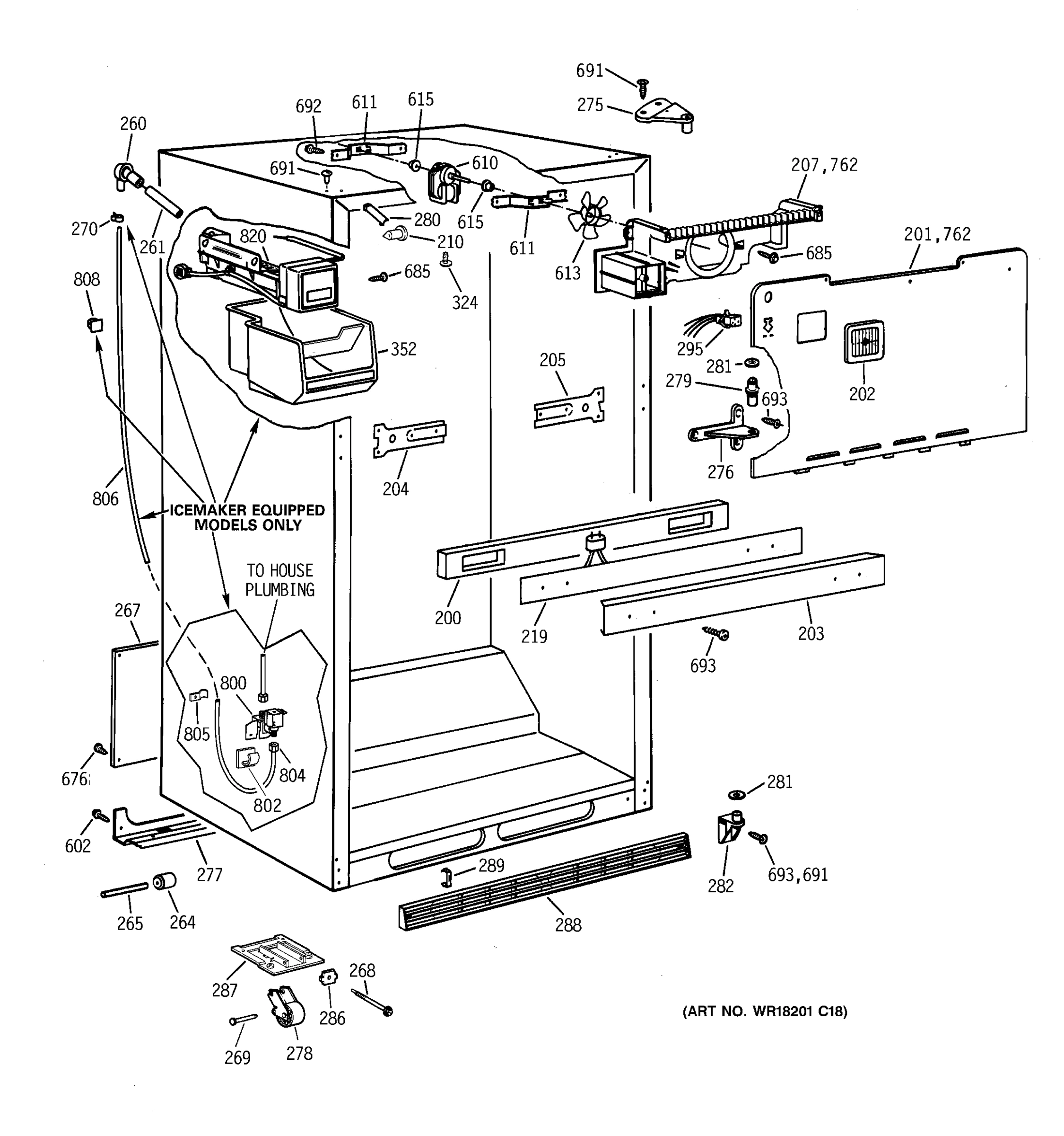 CABINET PARTS