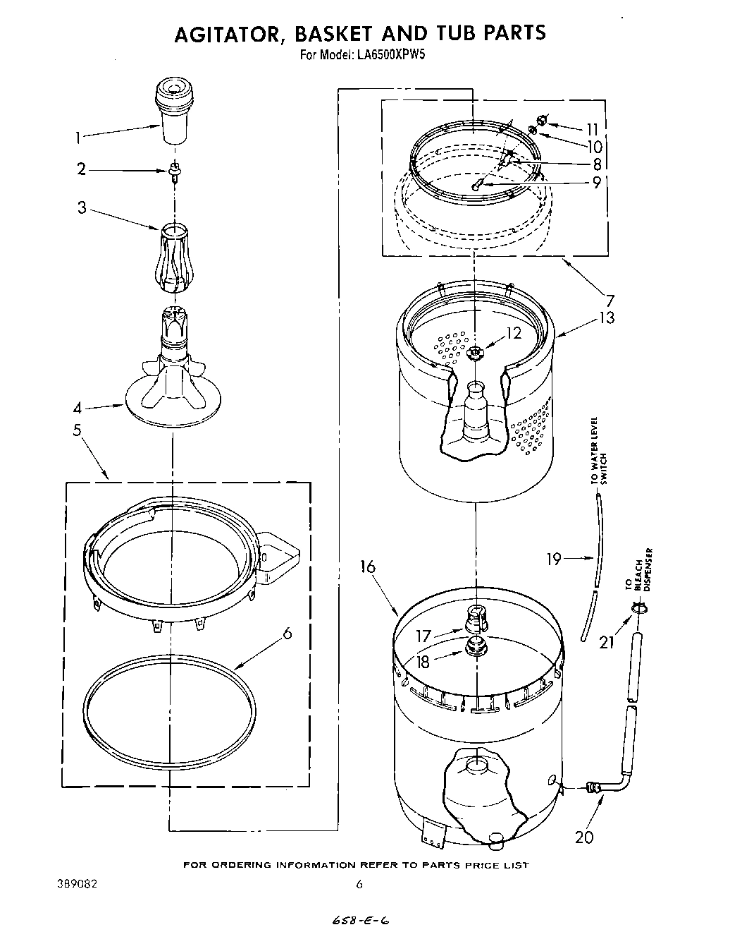 04 - AGITATOR, BASKET AND TUB