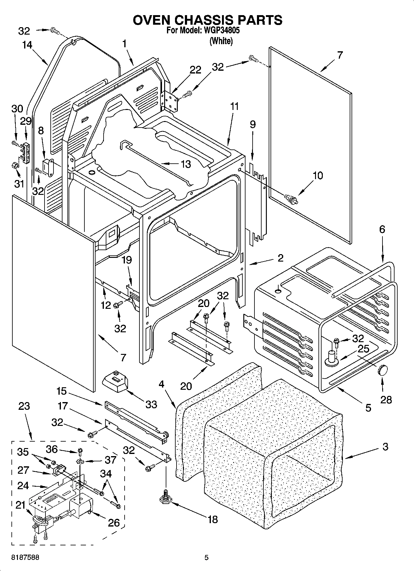 04 - OVEN CHASSIS PARTS