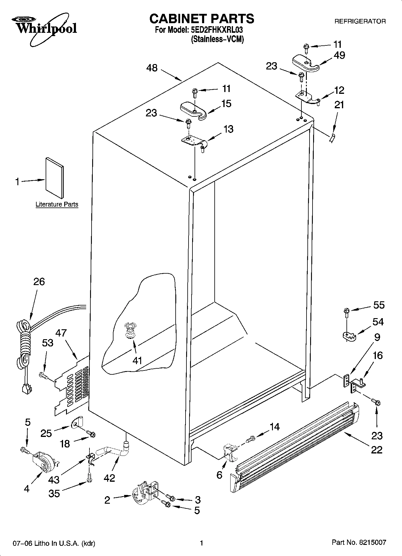 01 - CABINET PARTS
