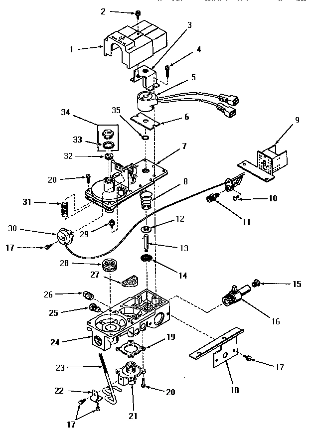 08 - GAS VALVE (NATURAL / MIXED GAS)