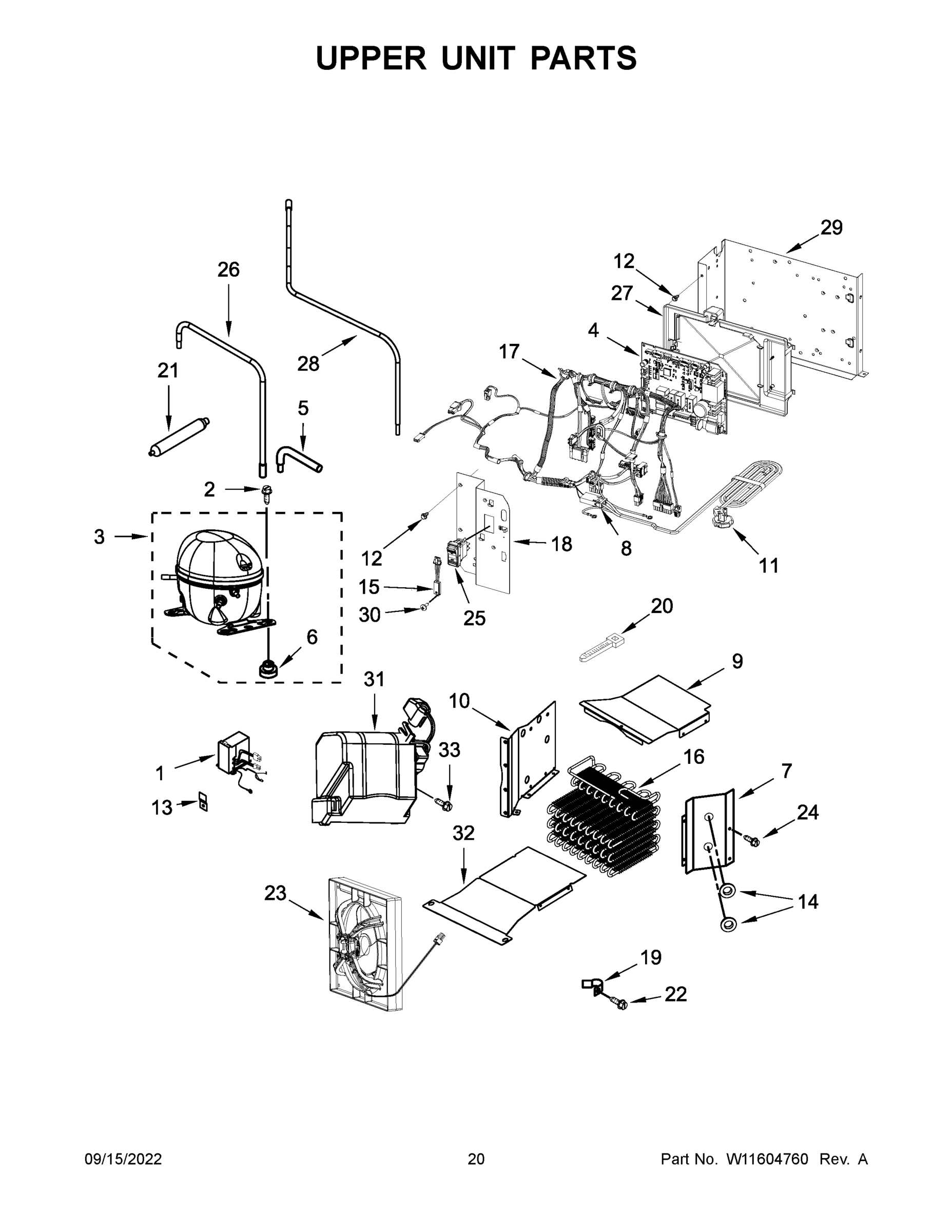 11 - UPPER UNIT PARTS