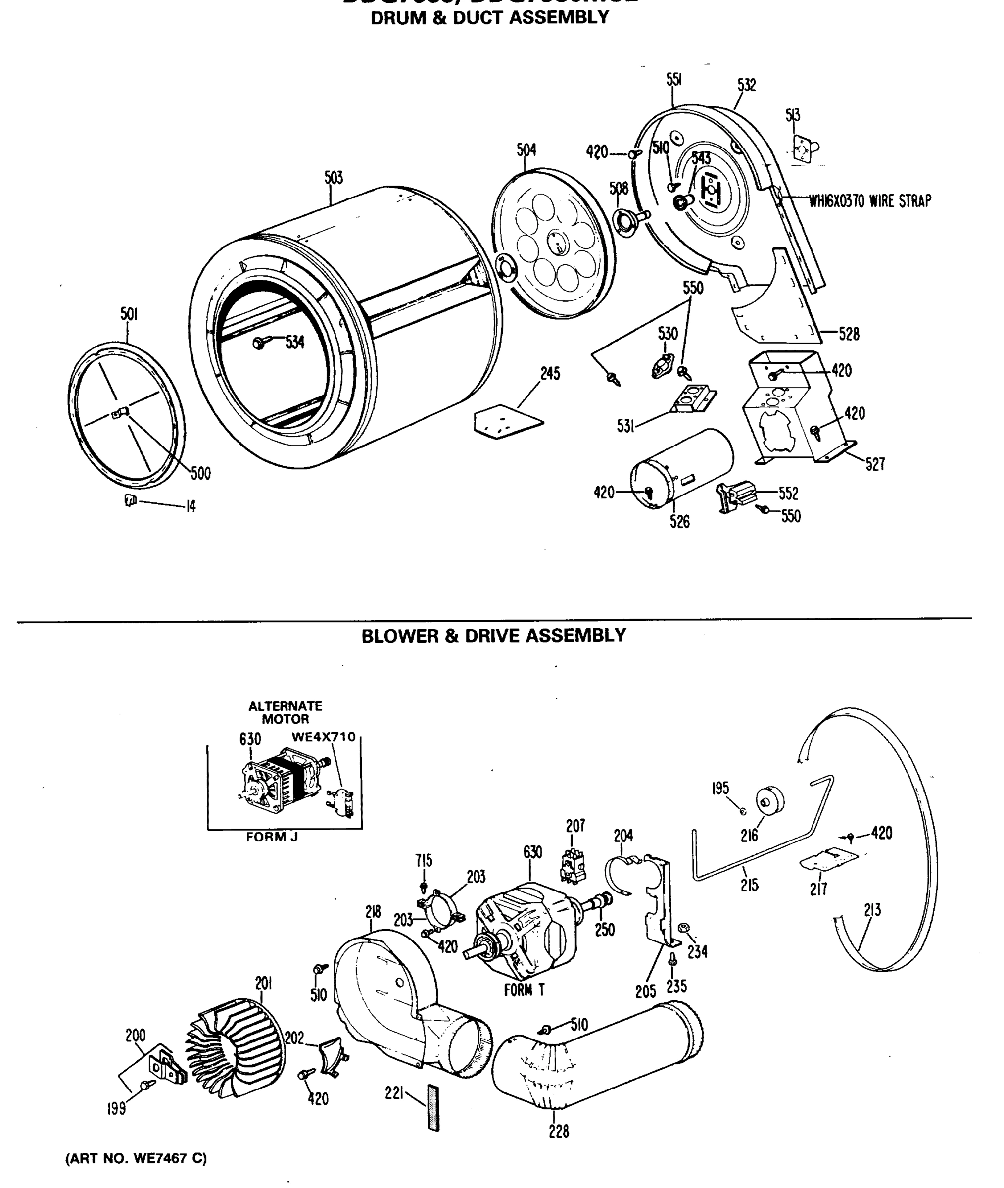 DRUM & DUCT ASSEMBLY