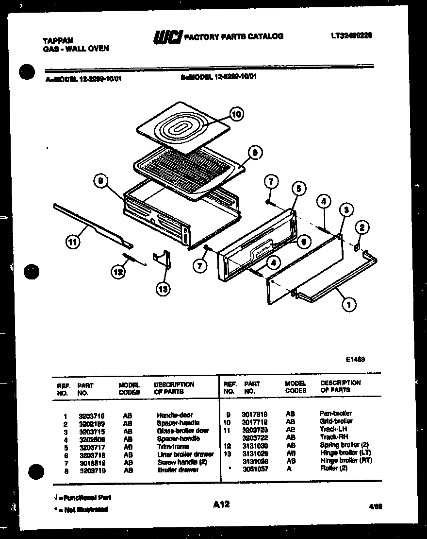 05 - BROILER DRAWER PARTS