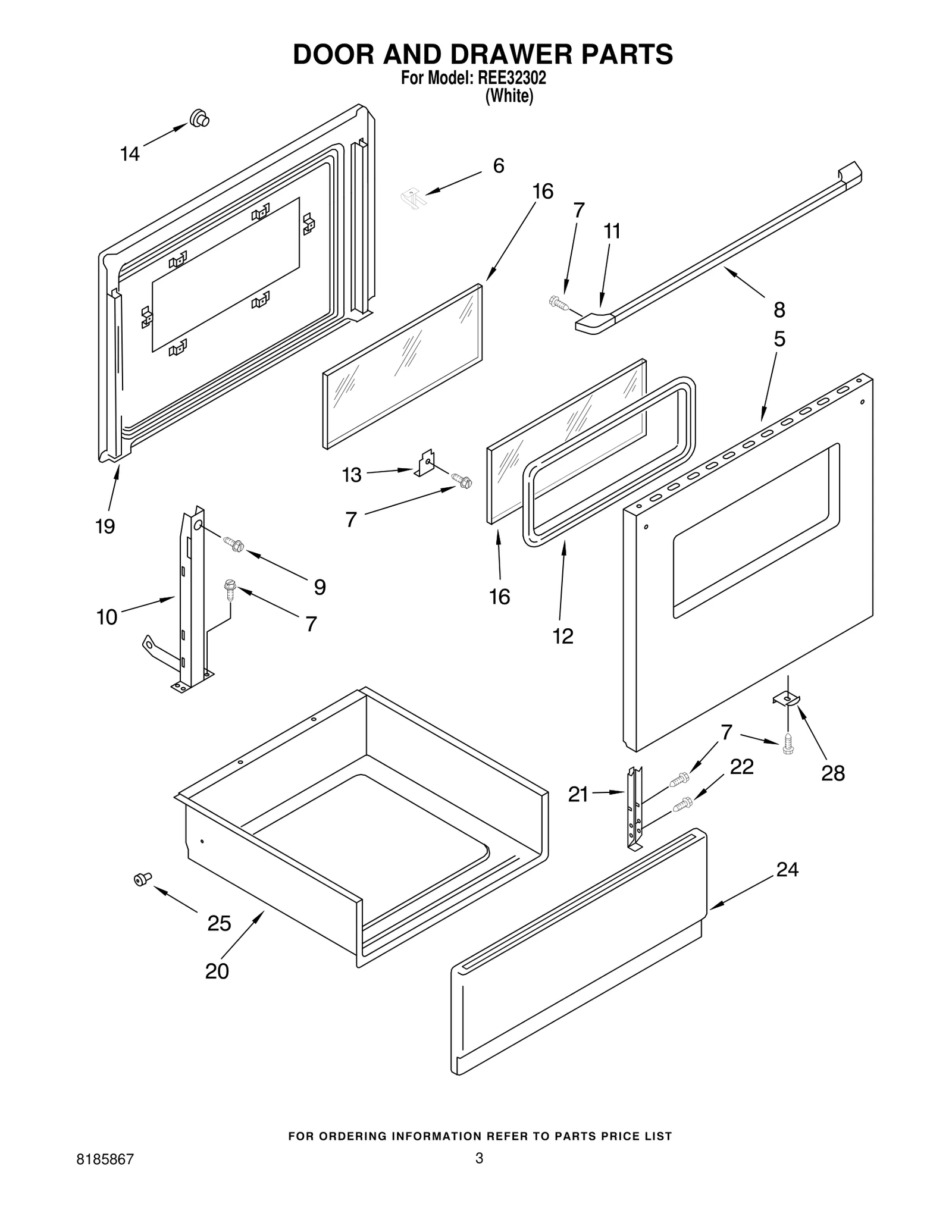 DOOR AND DRAWER PARTS