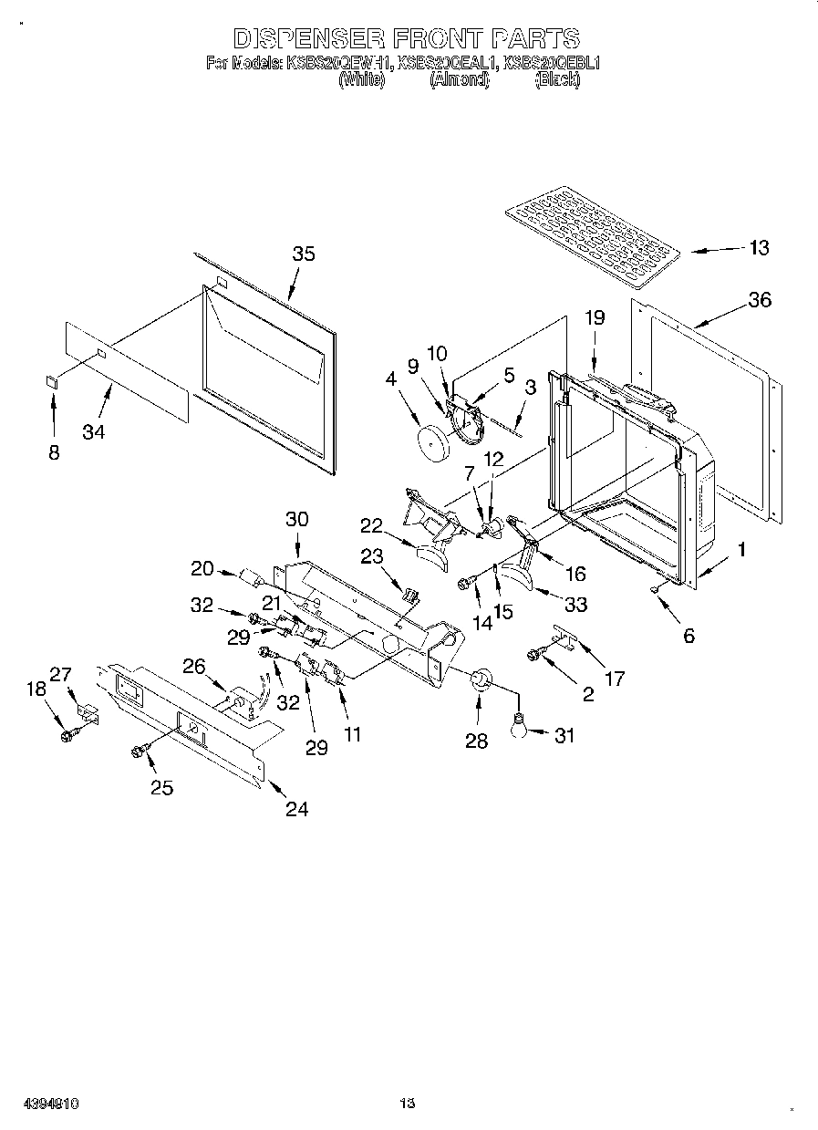 08 - DISPENSER FRONT