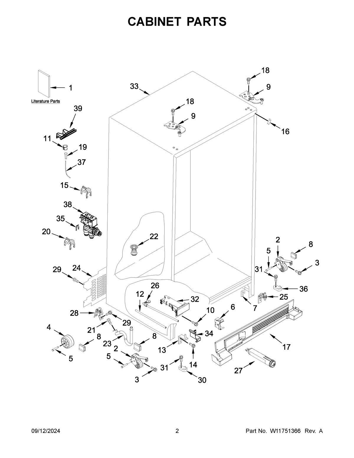 02 - CABINET PARTS