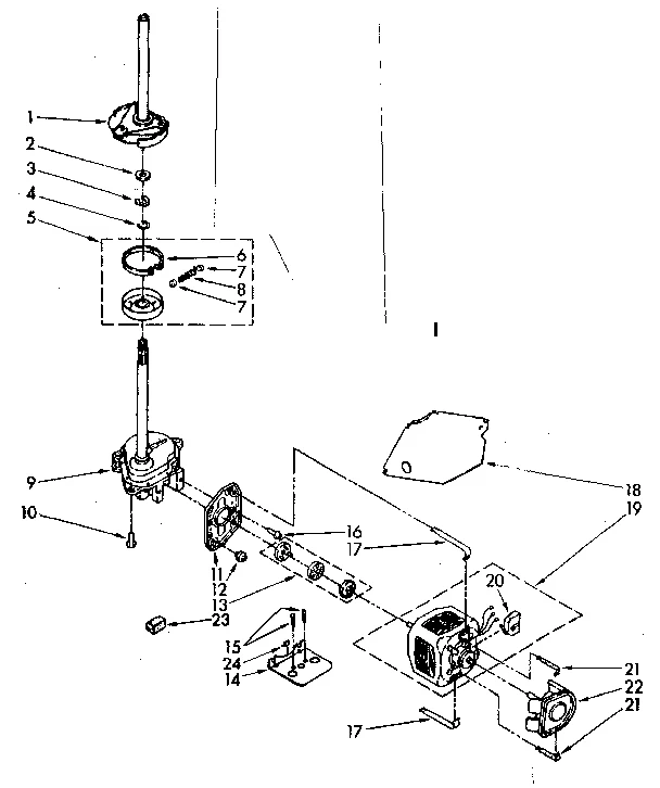 BRAKE, CLUTCH, GEARCASE, MOTOR AND PUMP PARTS