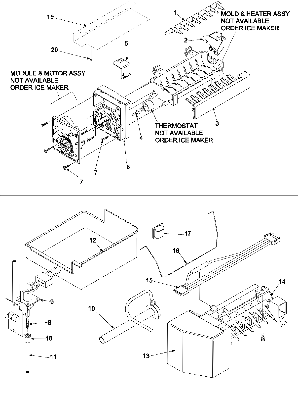 11 - OPTIONAL ICE MAKER KIT-IC511