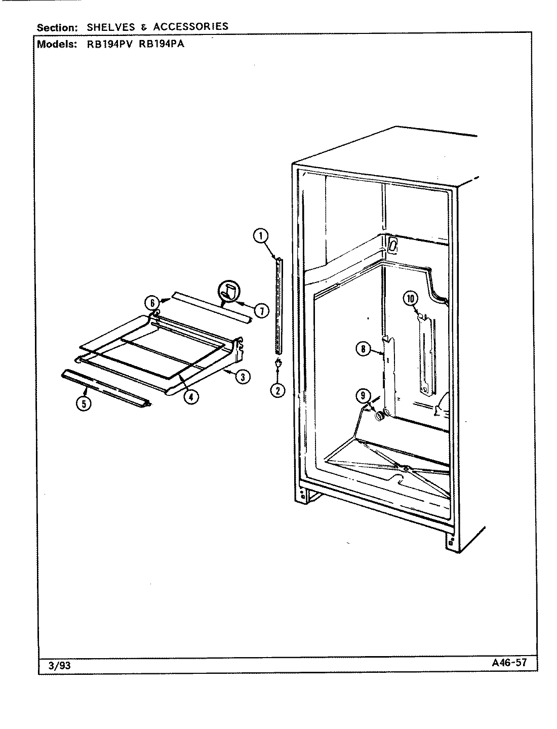 07 - SHELVES & ACCESSORIES