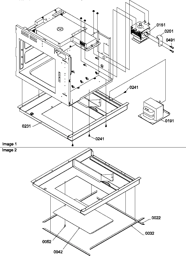 07 - OVEN CAVITY ASSY