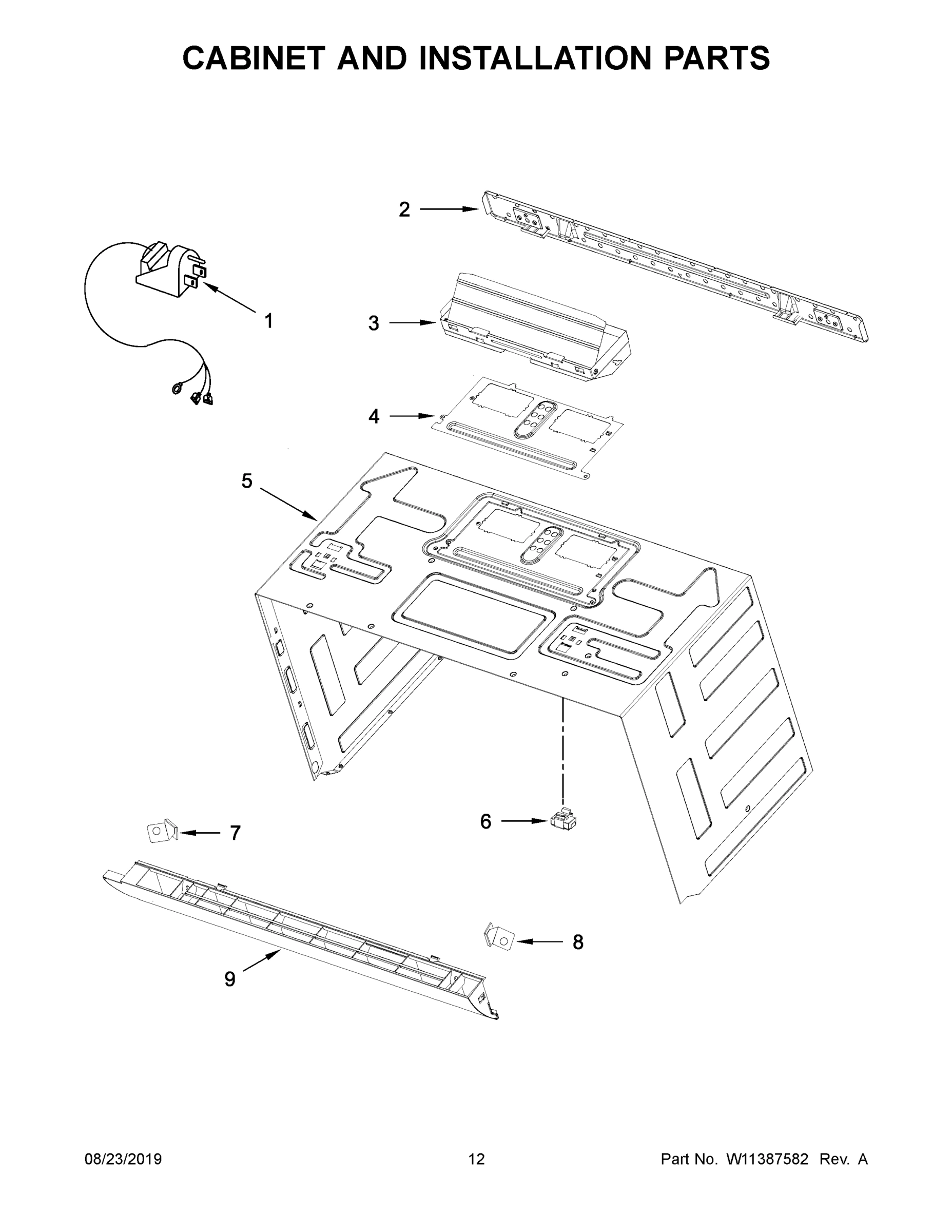 07 - CABINET AND INSTALLATION PARTS