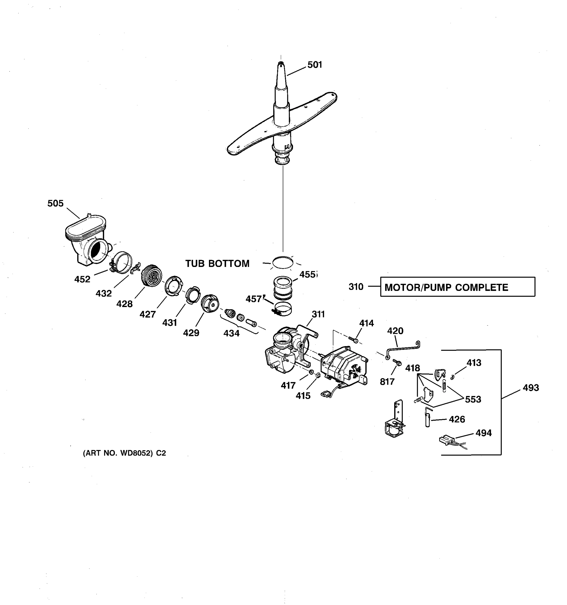 MOTOR-PUMP MECHANISM