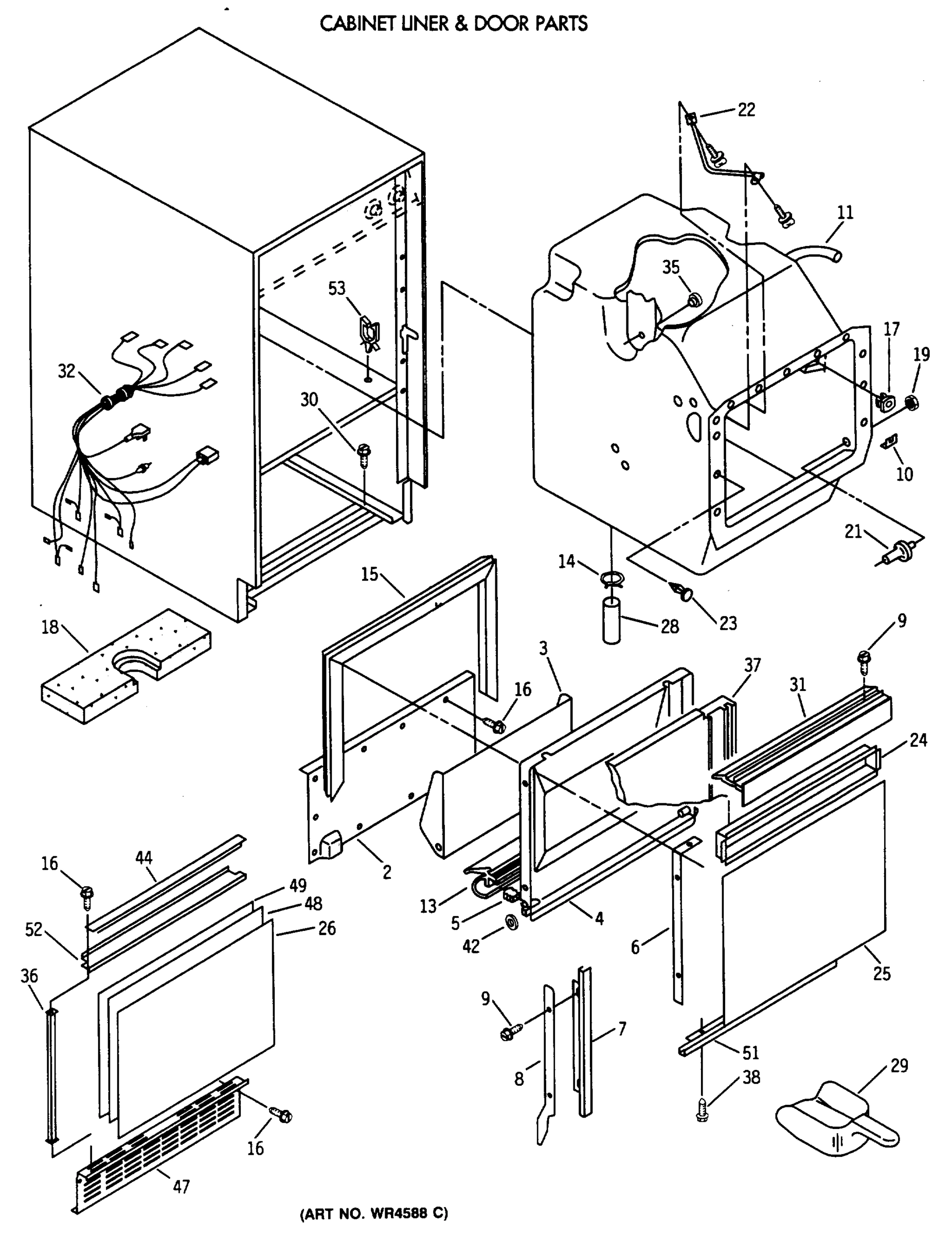 CABINET LINER & DOOR PARTS