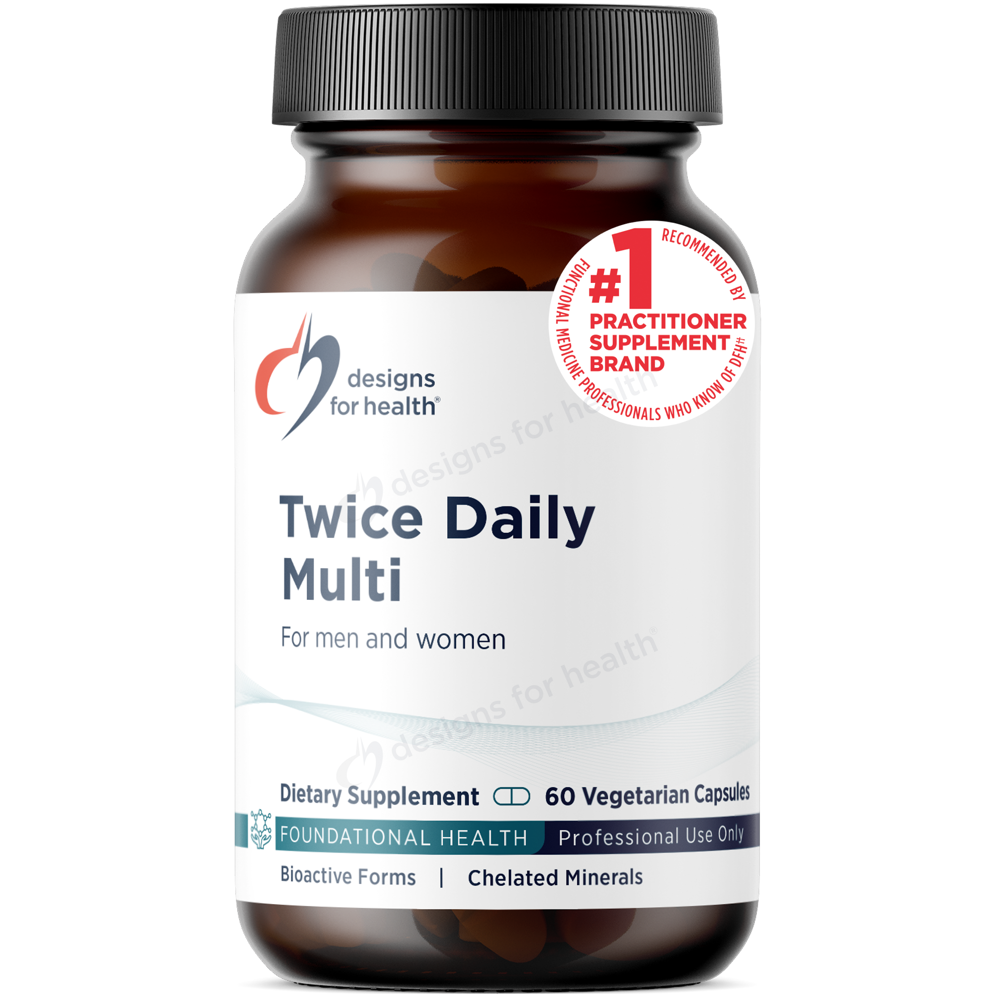 Twice Daily Multi Designs for Health supplement