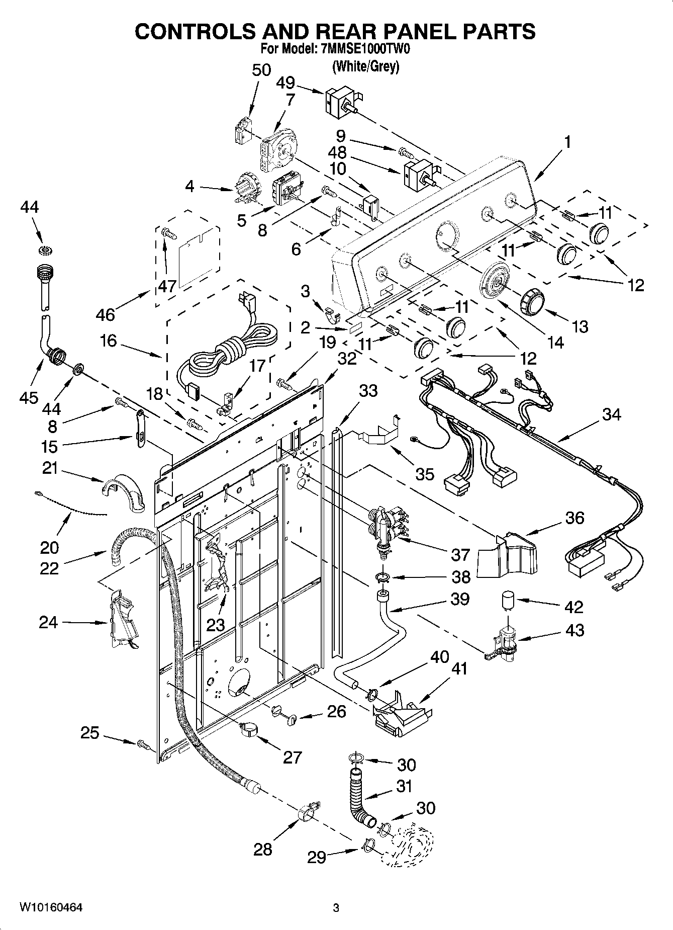 02 - CONTROLS AND REAR PANEL PARTS